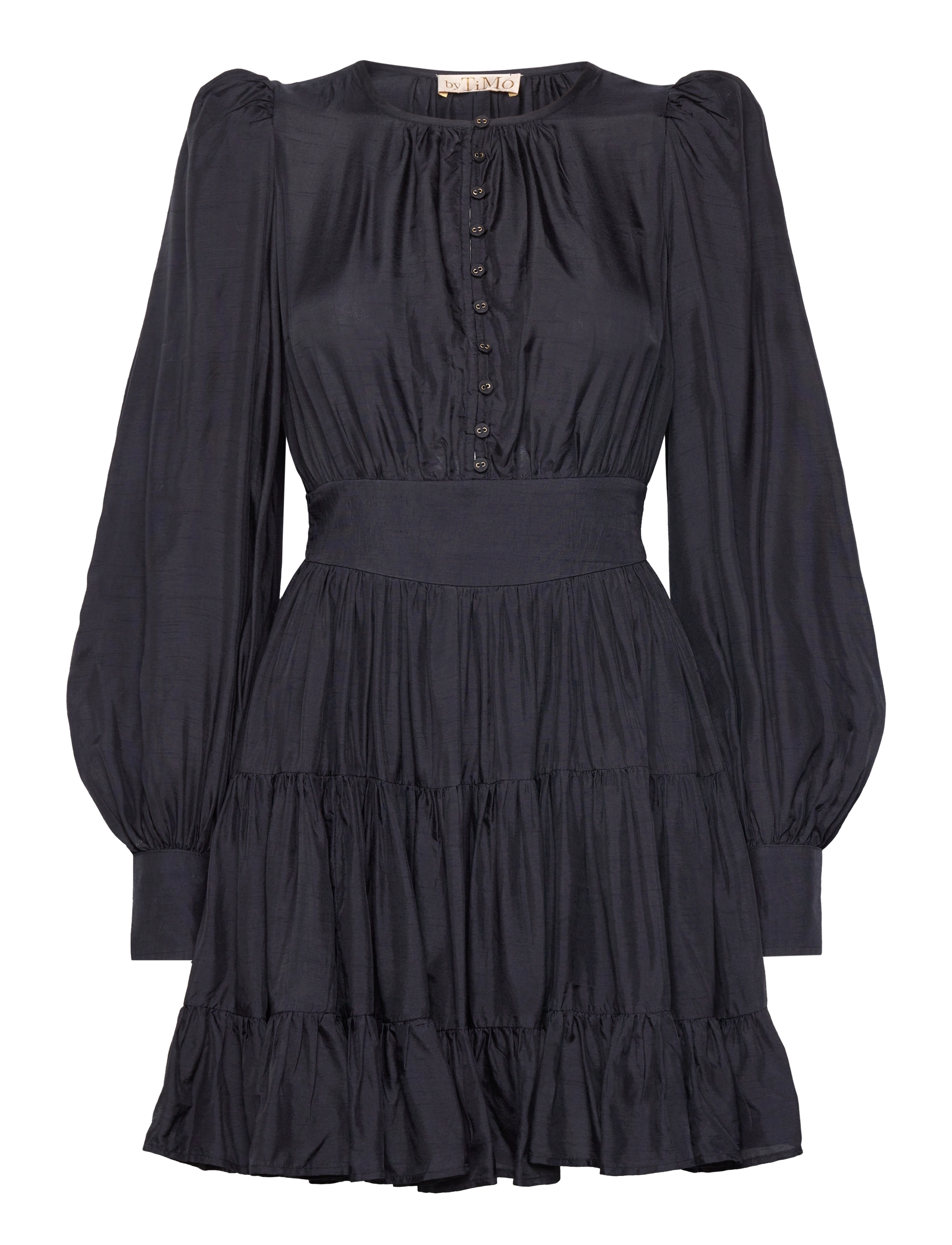 Viscose Mini Dress - 099 - BLACK