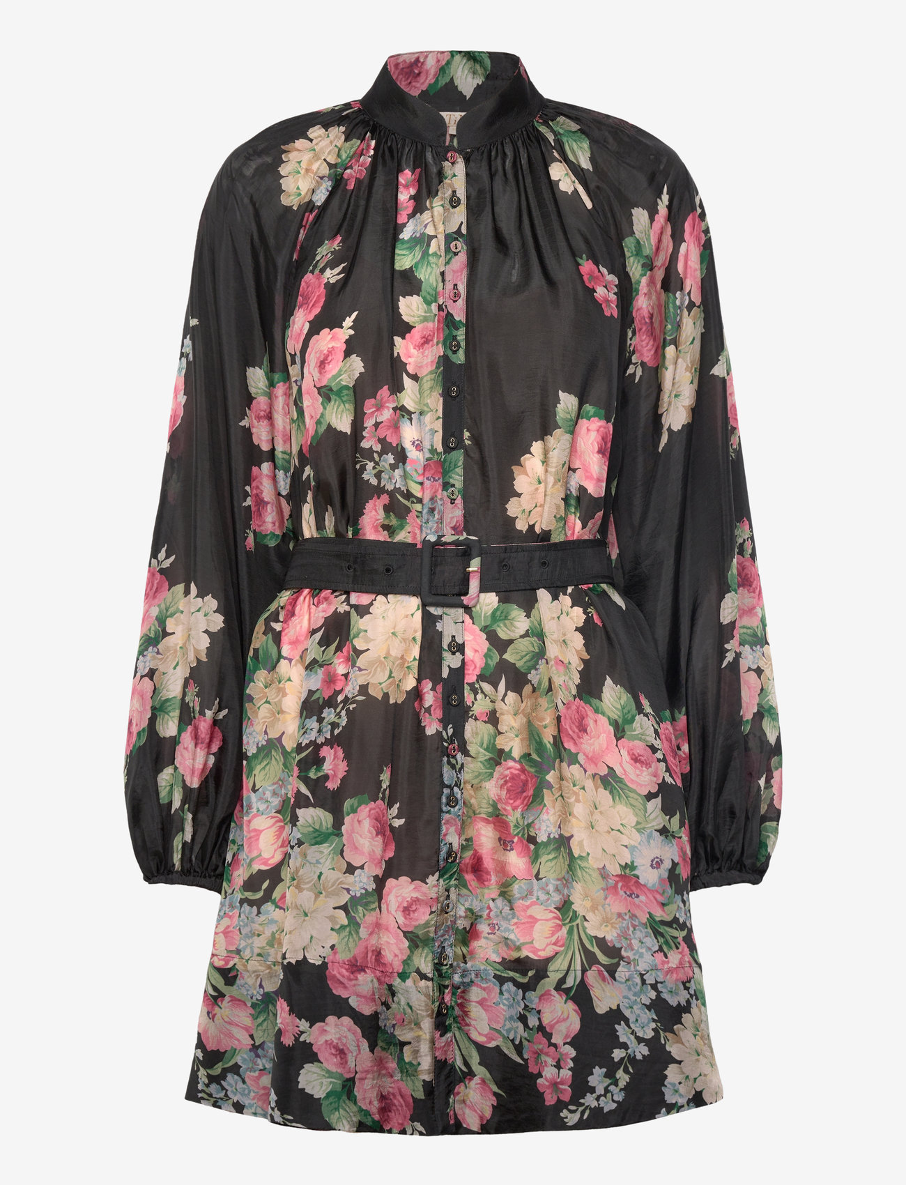 by Ti Mo - Cupro Button-Down Dress - 120 - flower market - 0