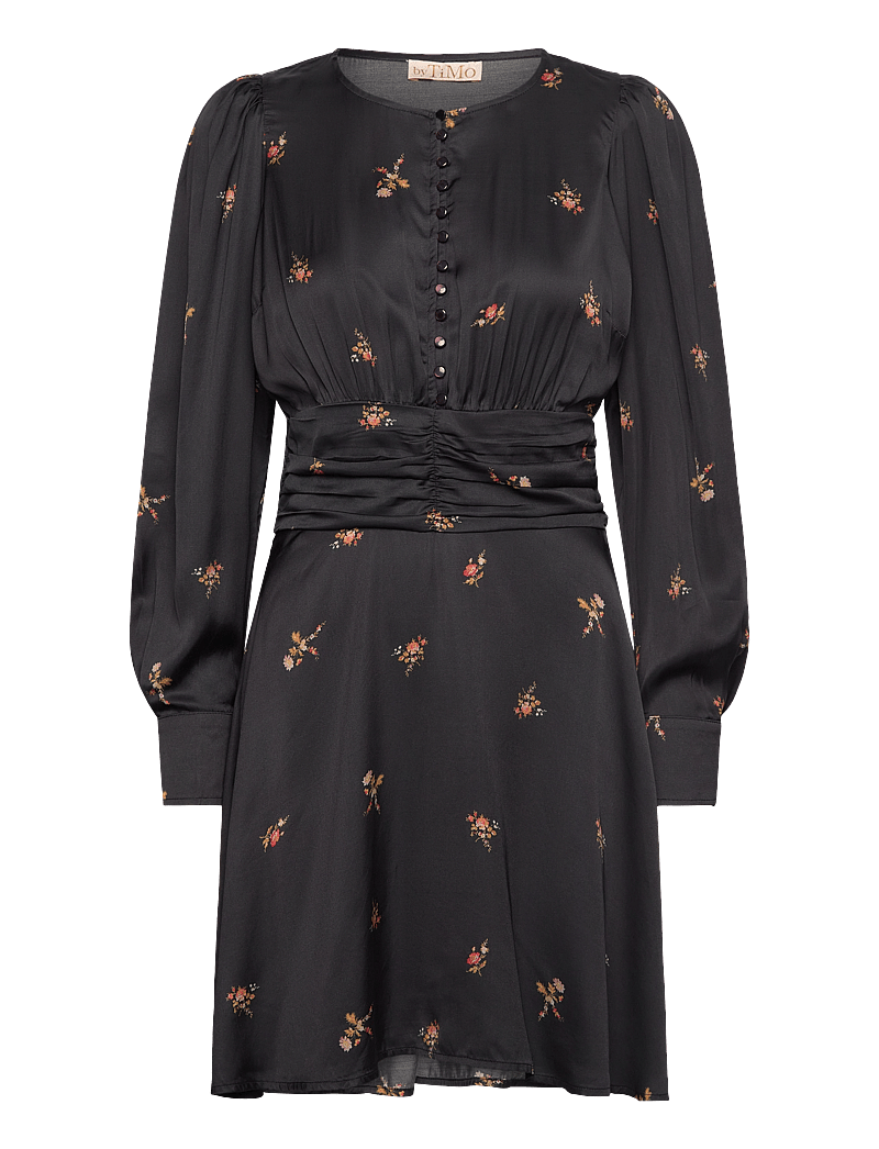 by Ti Mo - Satin Mini Dress - festklänningar - 856 - petite flowers - 0