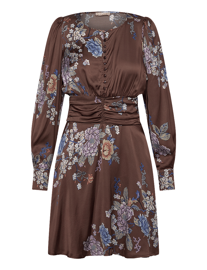 by Ti Mo - Satin Mini Dress - festklänningar - 858 - marigold - 0