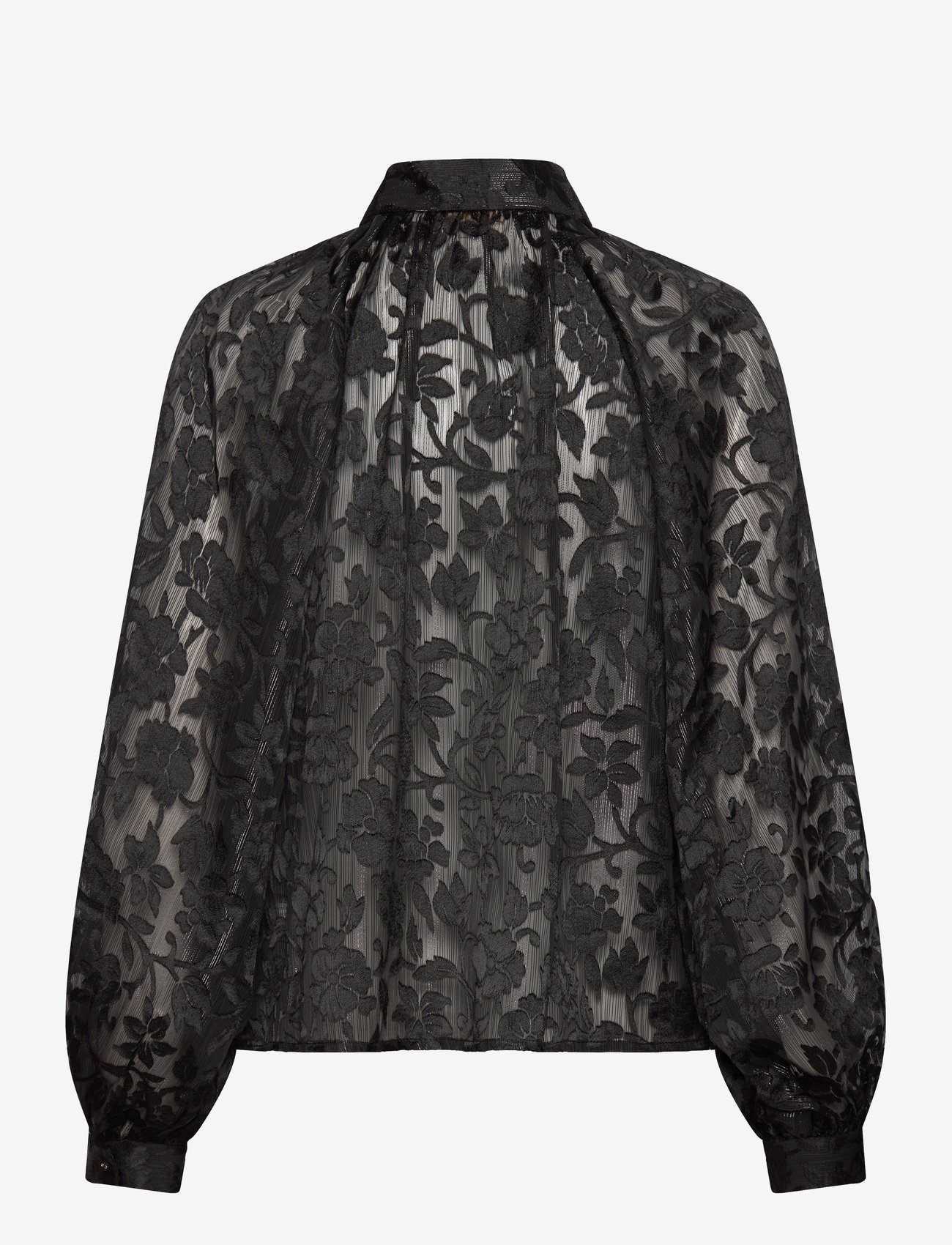 by Ti Mo - Devore Blouse - 099 - black - 2