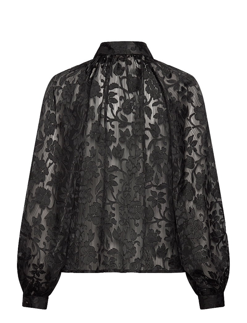 by Ti Mo - Devore Blouse - 099 - black - 2