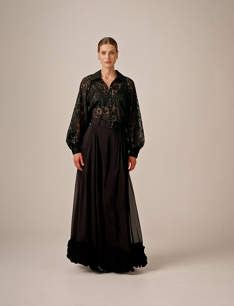 by Ti Mo - Devore Blouse - 099 - black - 4