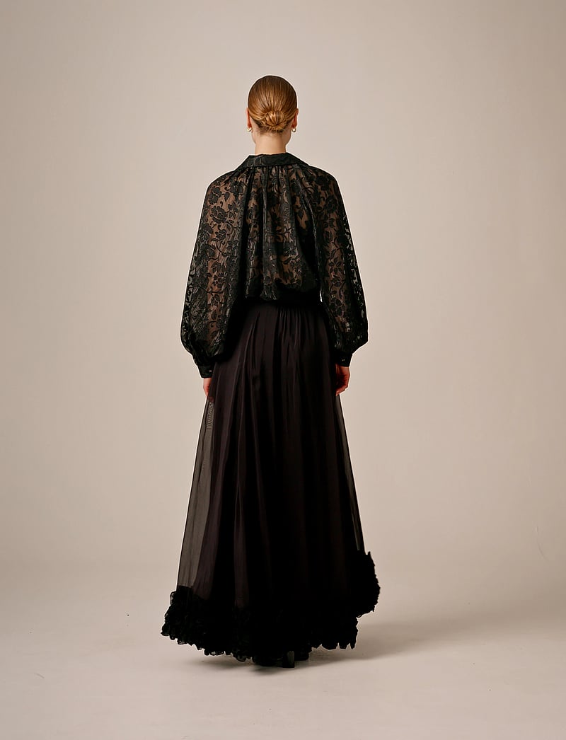 by Ti Mo - Devore Blouse - 099 - black - 5