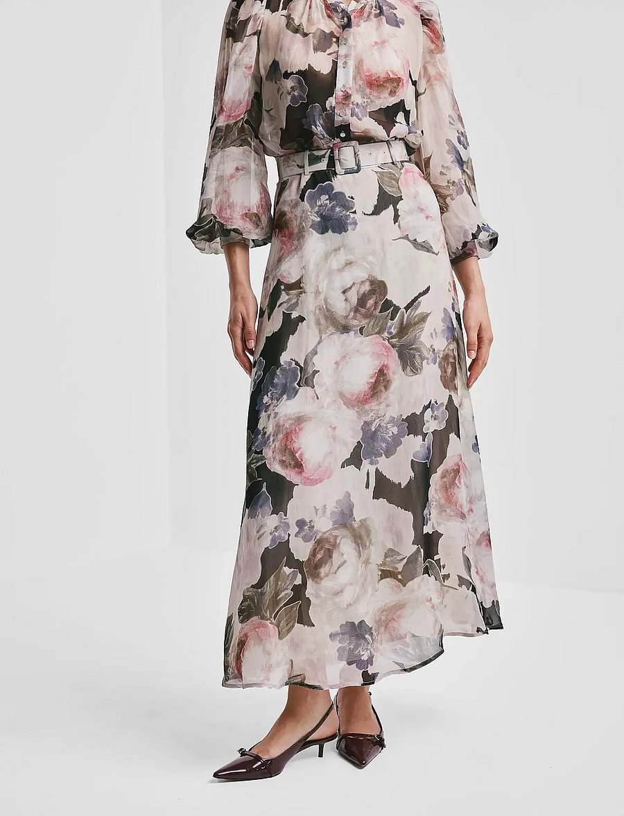 by Ti Mo - Organza Maxi Skirt - maxikjolar - 532 - fluid - 0