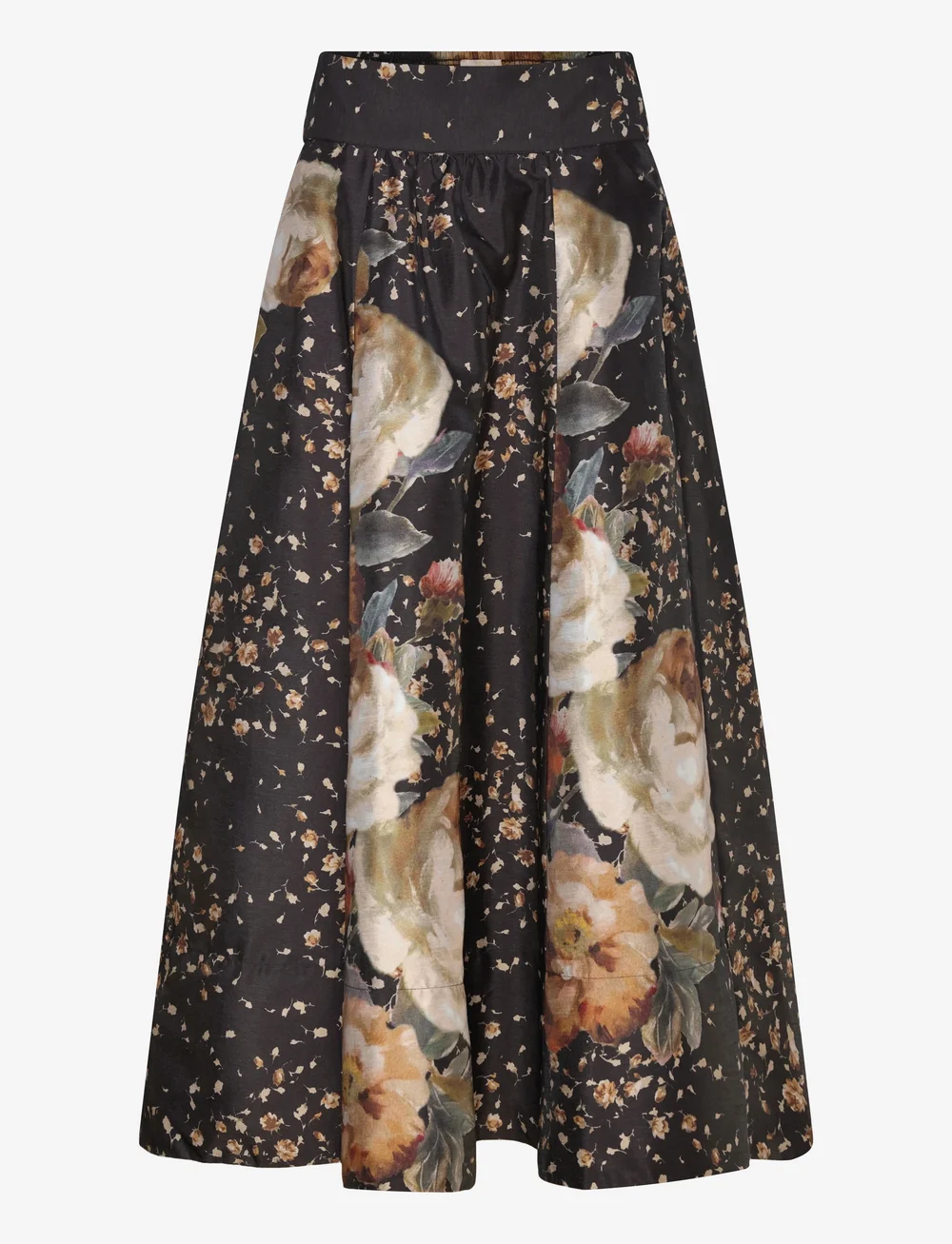 by Ti Mo - Taffeta Maxi Skirt - maxi nederdele - 391 - dark rose - 1