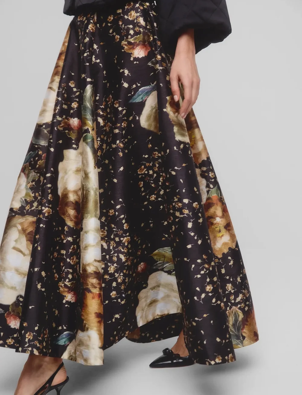 by Ti Mo - Taffeta Maxi Skirt - maxi nederdele - 391 - dark rose - 5