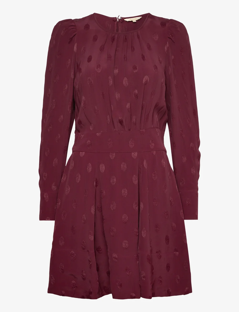by Ti Mo - Viscose Mini Dress - cocktailklänningar - 043 - burgundy - 0