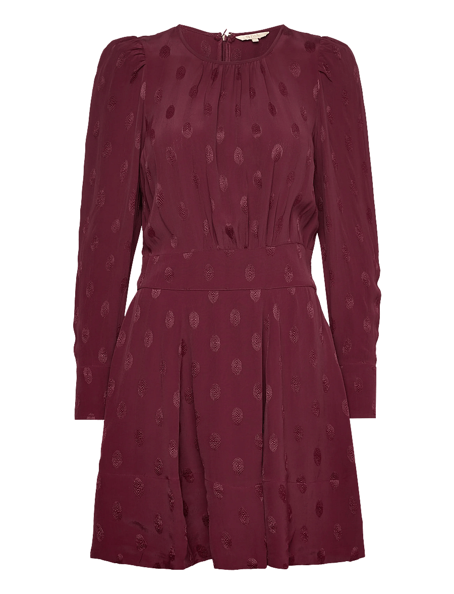by Ti Mo - Viscose Mini Dress - cocktailkleider - 043 - burgundy - 0