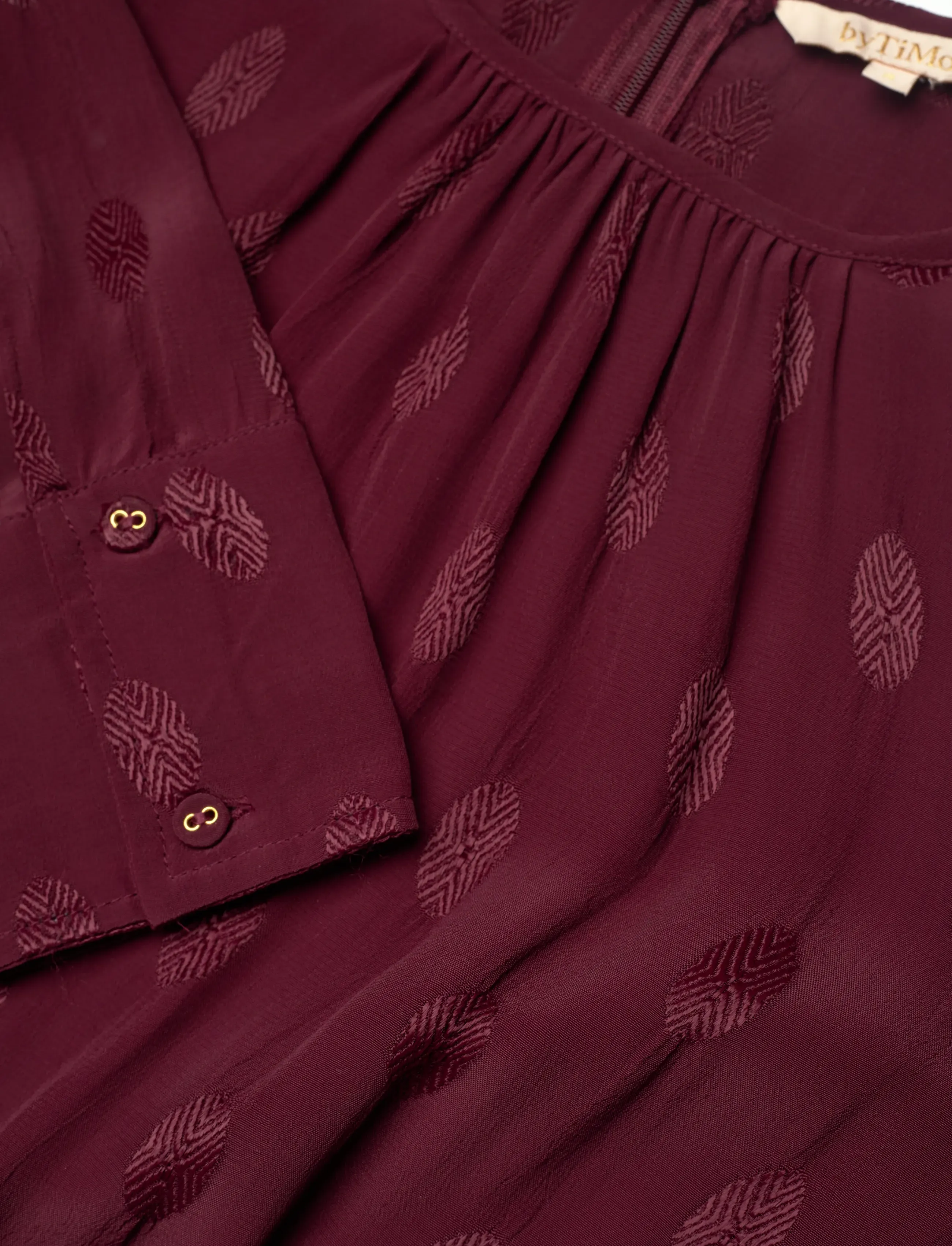 by Ti Mo - Viscose Mini Dress - cocktailkleider - 043 - burgundy - 2
