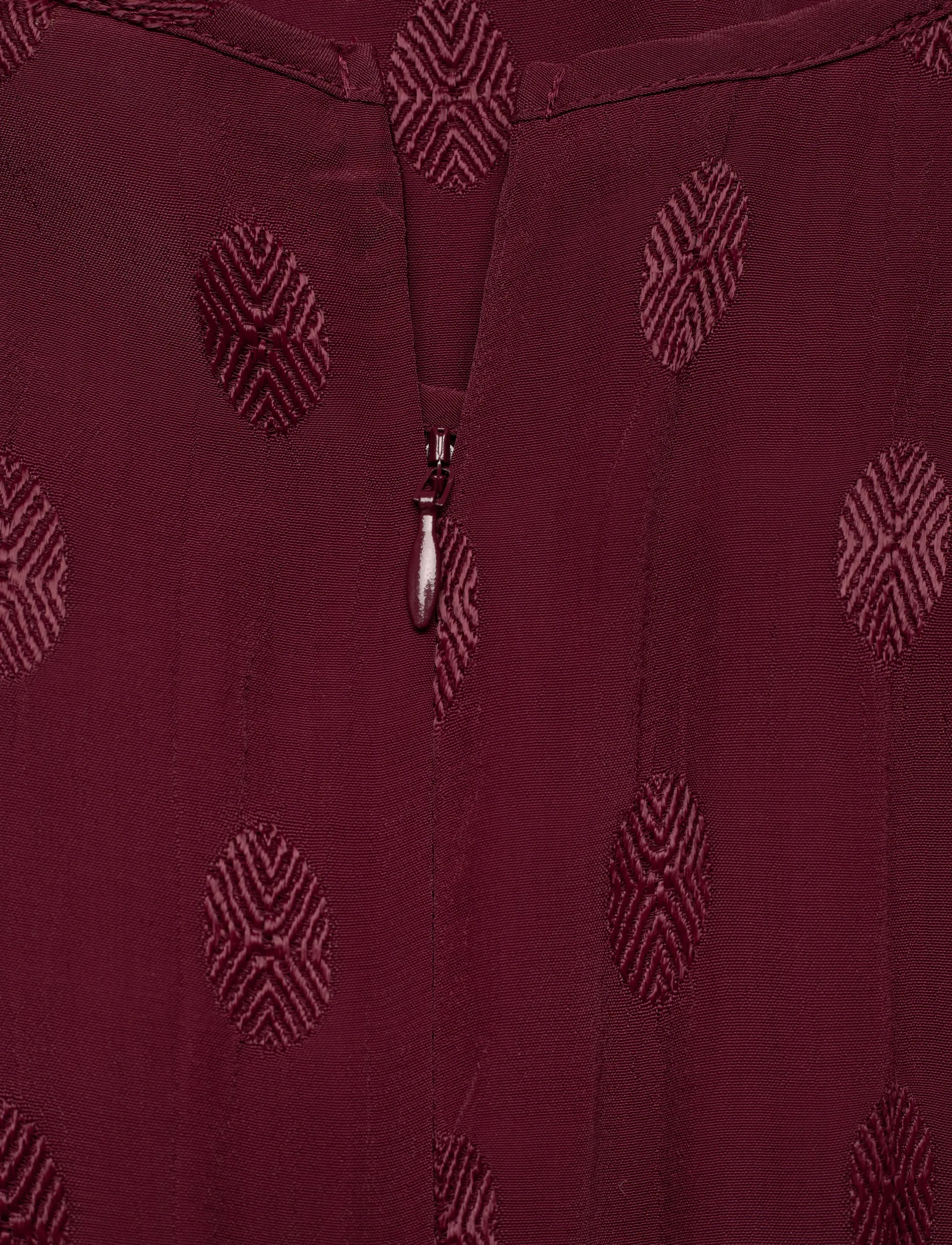by Ti Mo - Viscose Mini Dress - cocktailkleider - 043 - burgundy - 3