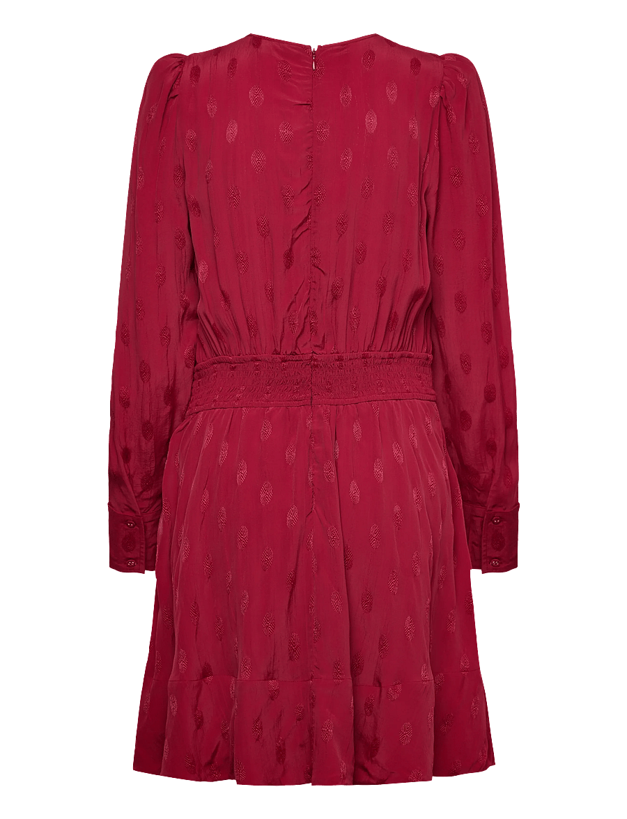 by Ti Mo - Viscose Mini Dress - cocktailklänningar - 060 - red - 2