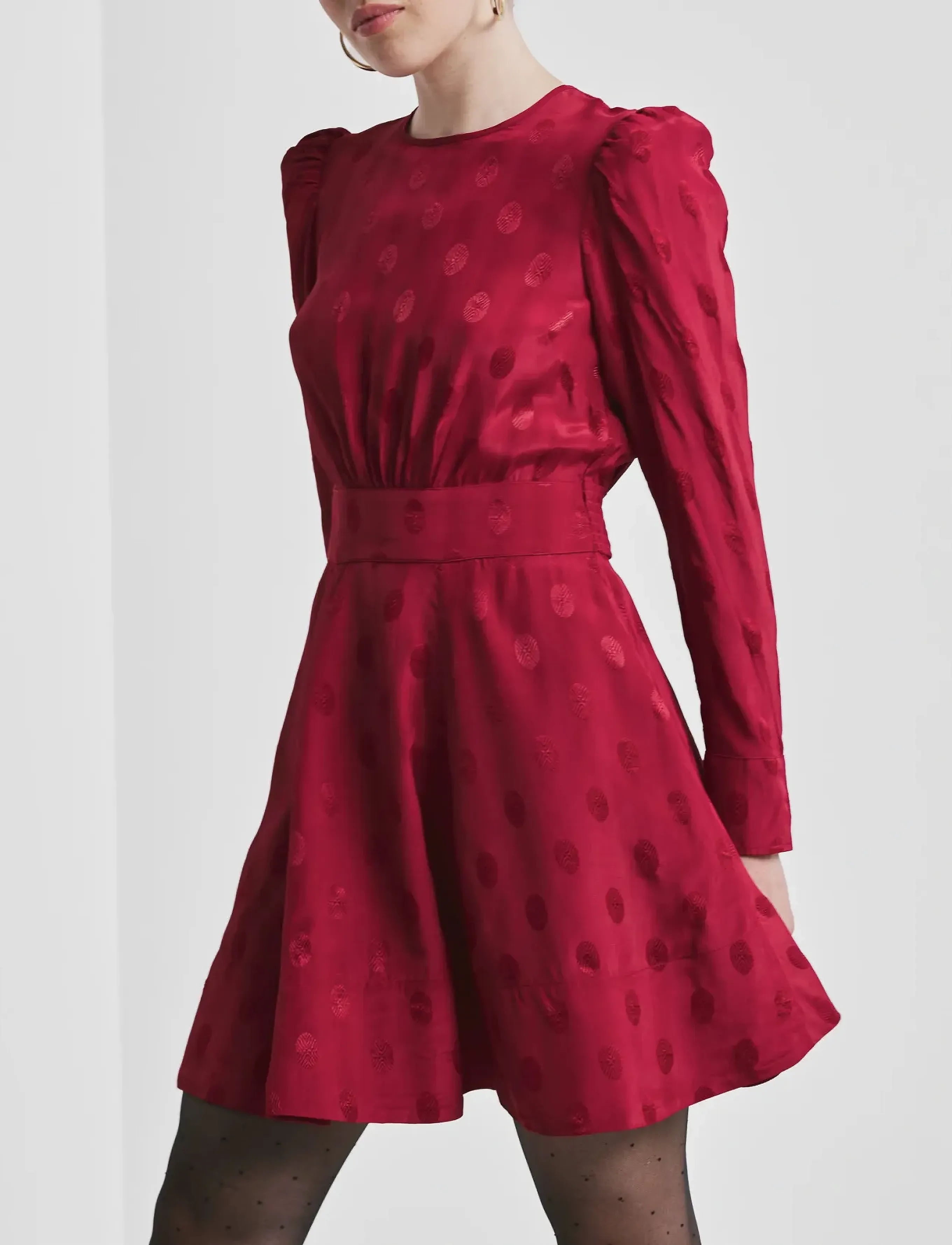 by Ti Mo Viscose Mini Dress, XL, Designer, Rot - Short Frauen