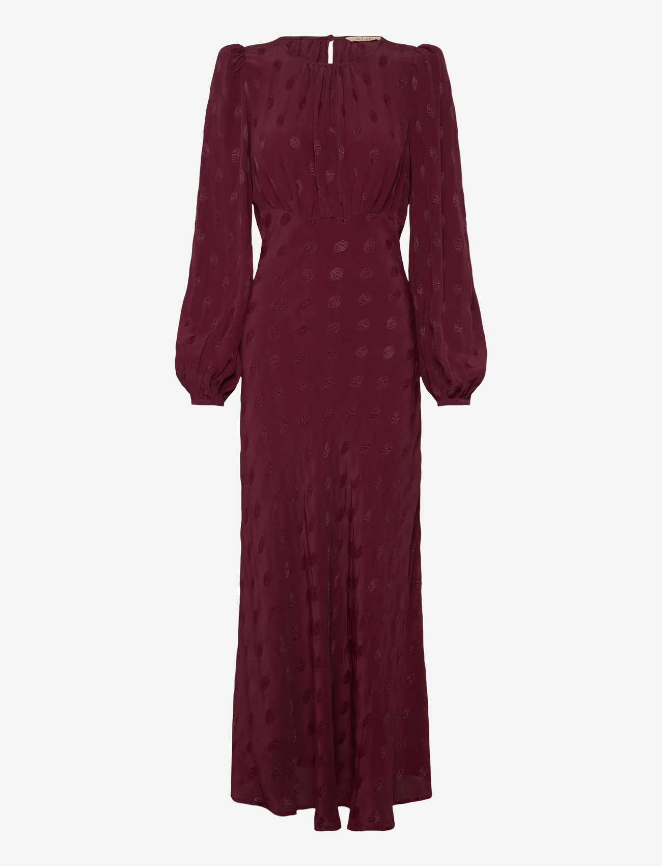 by Ti Mo - Viscose Midi Dress - 043 - burgundy - 1