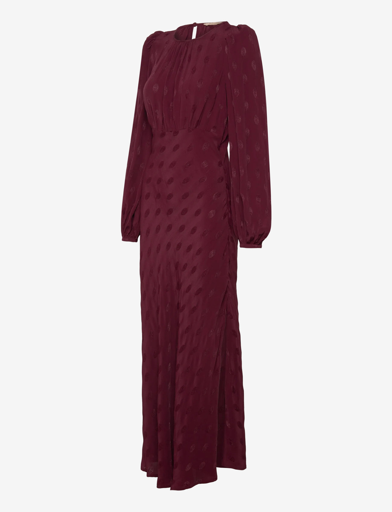 by Ti Mo - Viscose Midi Dress - 043 - burgundy - 3