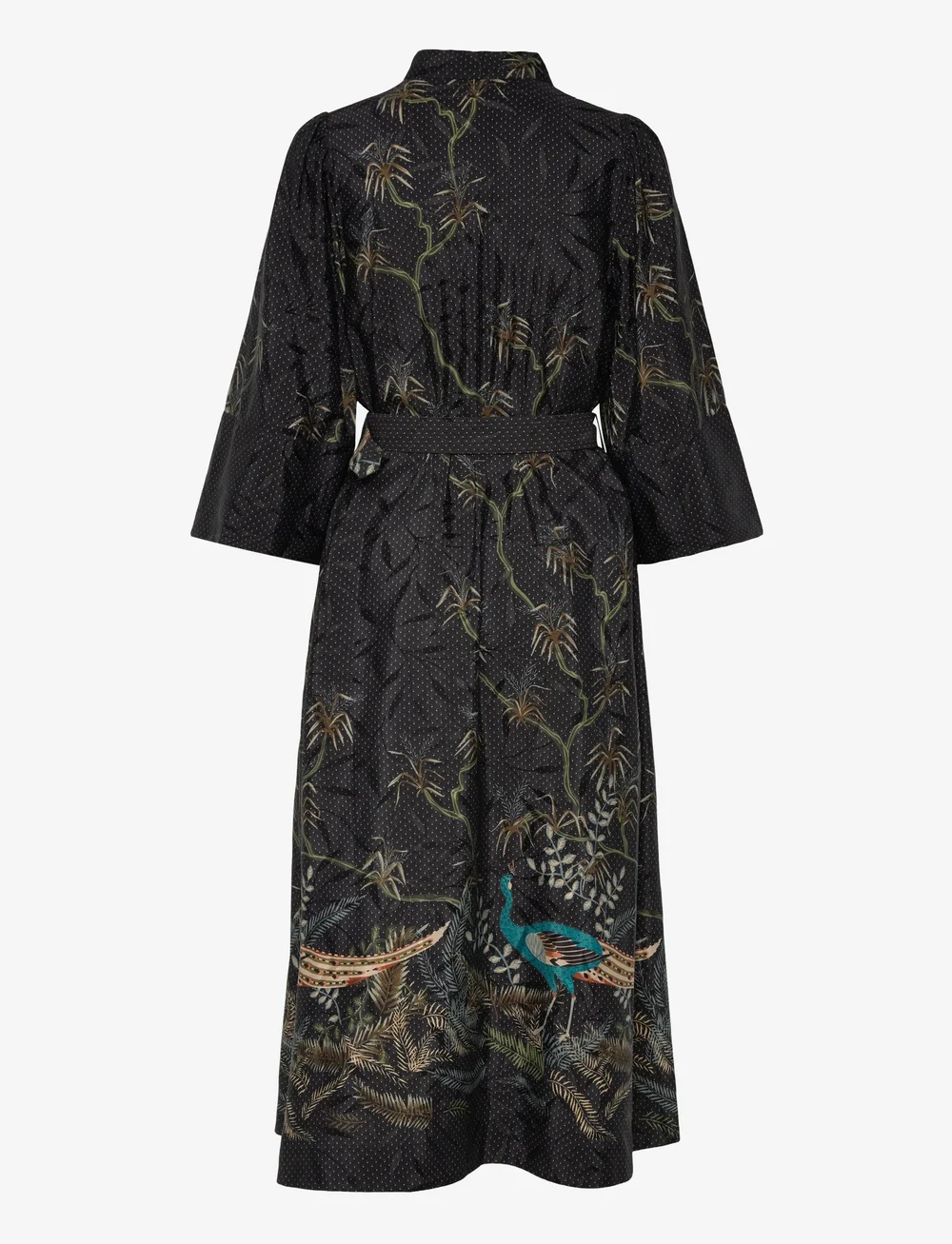 by Ti Mo - Jacquard Belt Dress - hemdkleider - 376 - blue peacock - 2