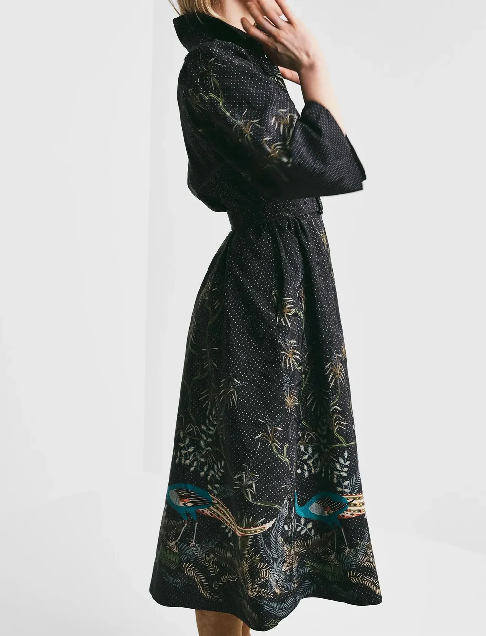 by Ti Mo - Jacquard Belt Dress - hemdkleider - 376 - blue peacock - 3