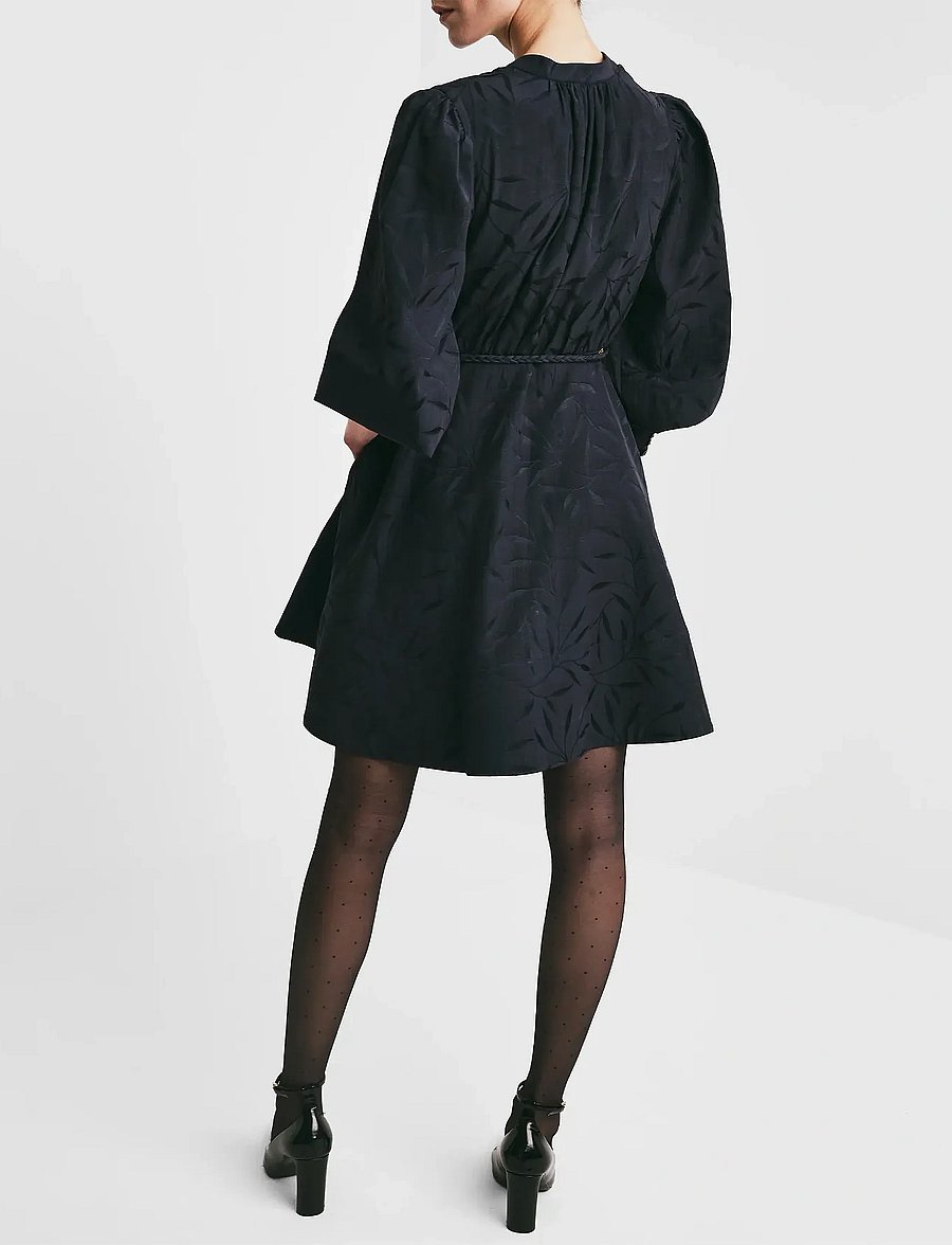 by Ti Mo - Jacquard Mini Dress - 090 - anthracite - 3