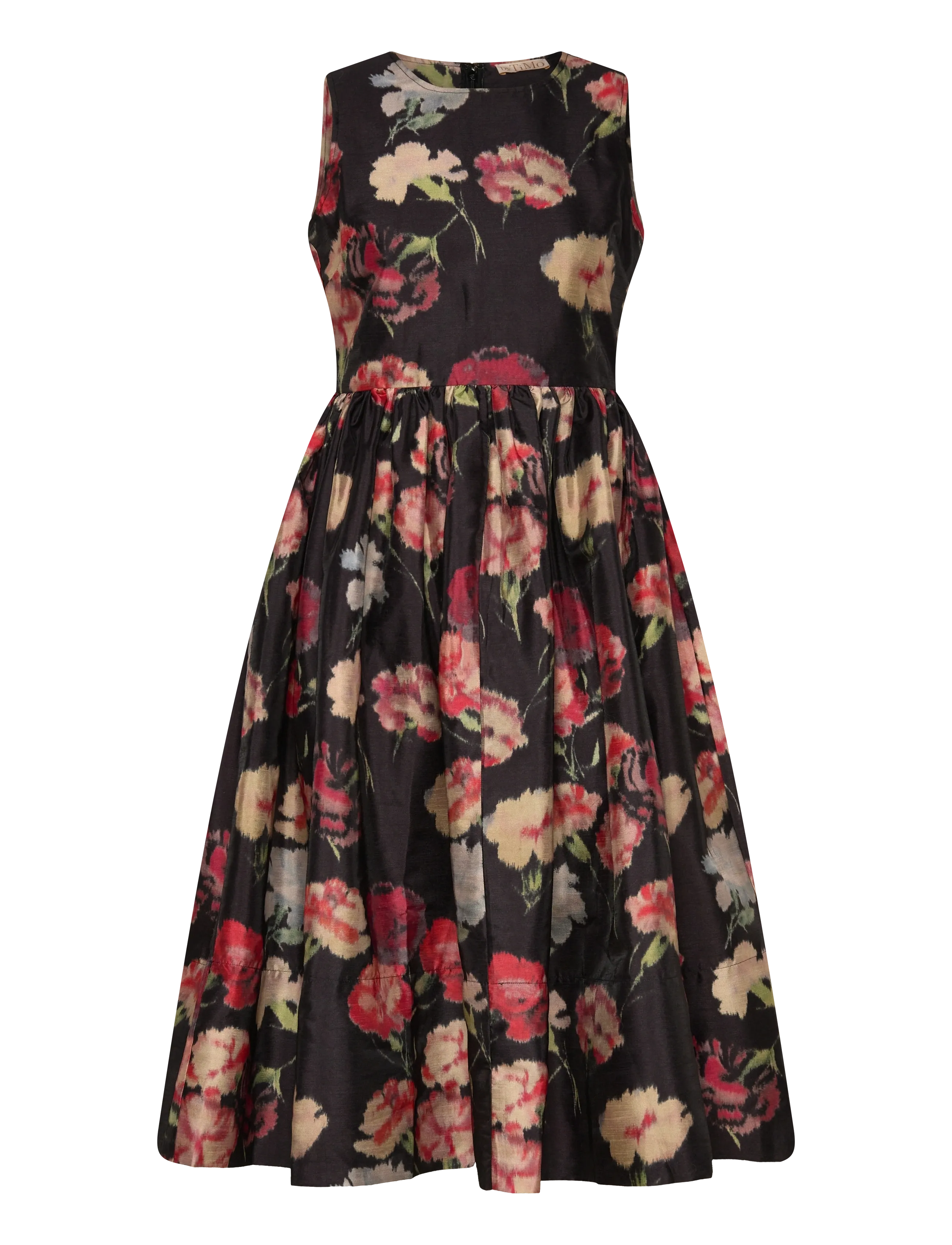 by Ti Mo - Taffeta Midi Dress - 393 - poppy - 1