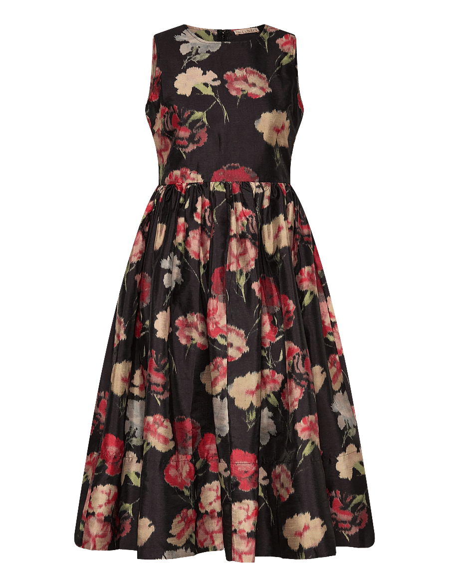 by Ti Mo - Taffeta Midi Dress - 393 - poppy - 1