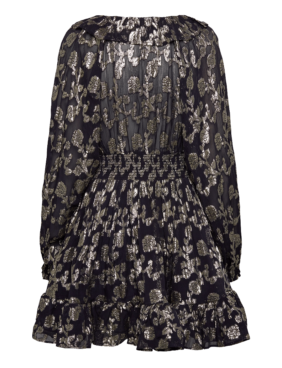 by Ti Mo - Georgette Mini Dress - cocktailklänningar - 090 - anthracite - 1