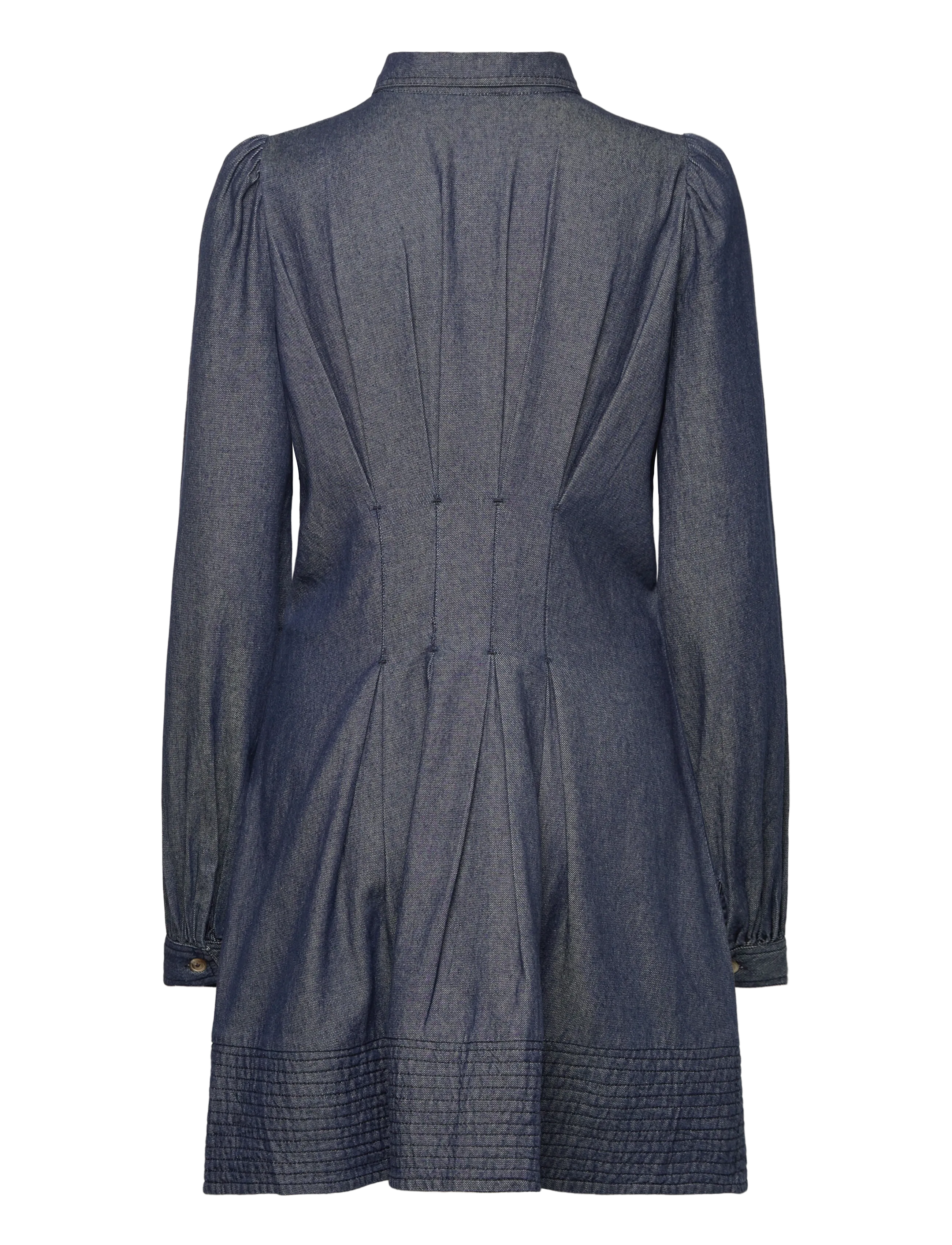 by Ti Mo - Denim Fitted Dress - jeansklänningar - 095 - dark blue - 2