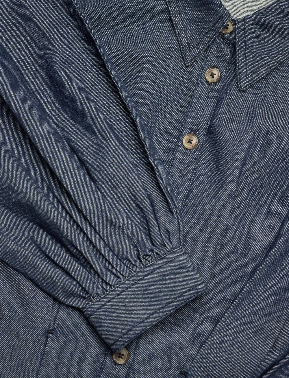 by Ti Mo - Denim Fitted Dress - jeansklänningar - 095 - dark blue - 5