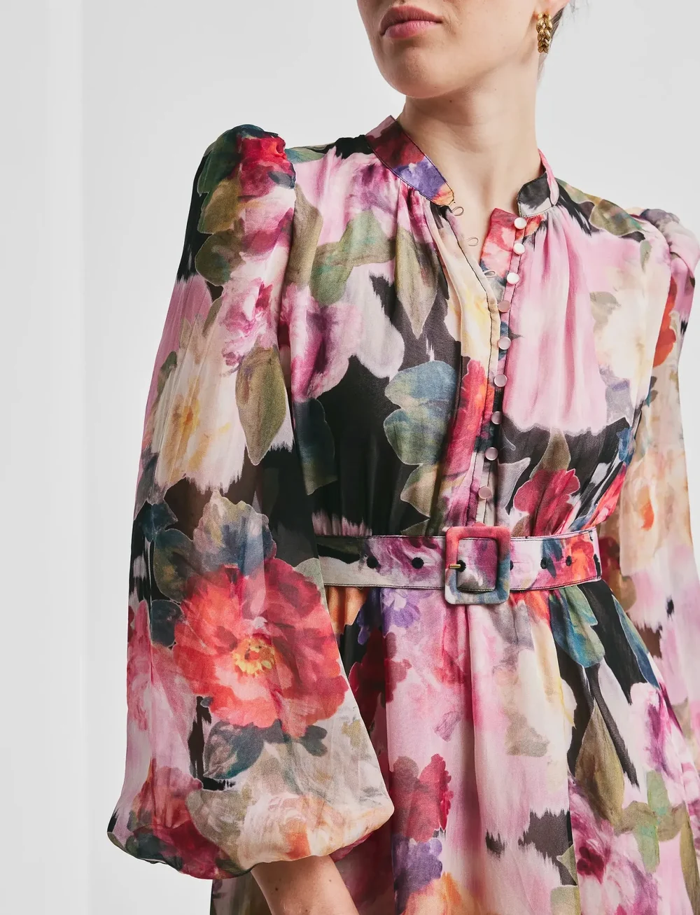 by Ti Mo - Organza Mini Dress - korta klänningar - 533 - winter breeze - 4