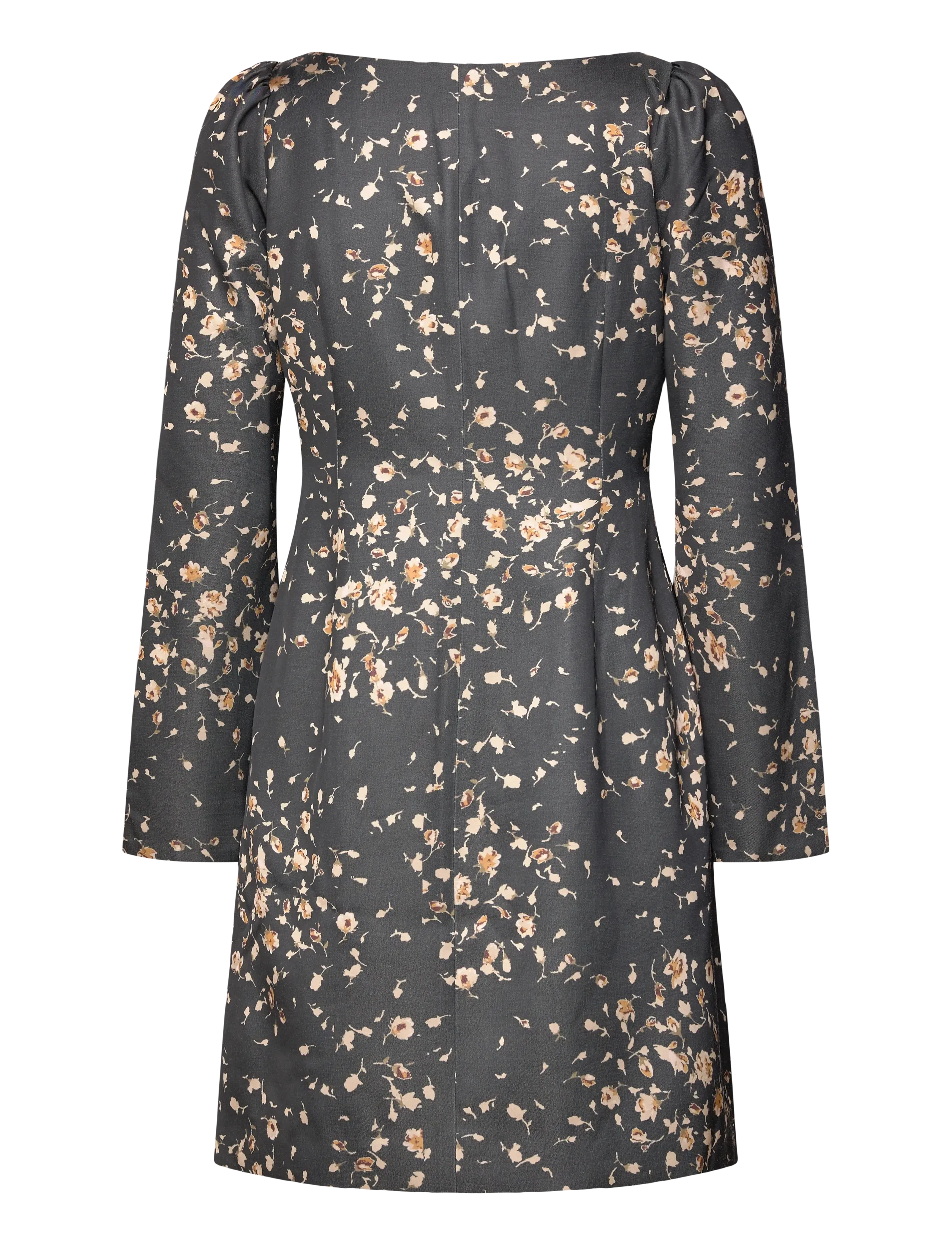 by Ti Mo - Tailored Satin Mini Dress - korte kjoler - 534 - black roses - 1