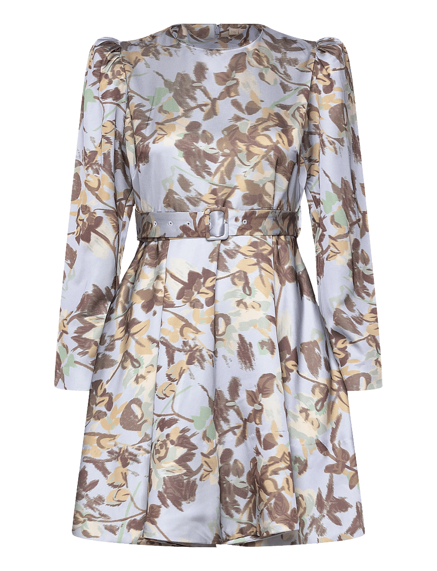by Ti Mo - Tailored Satin Belt Dress - festkjoler - 410 - wallpaper - 1