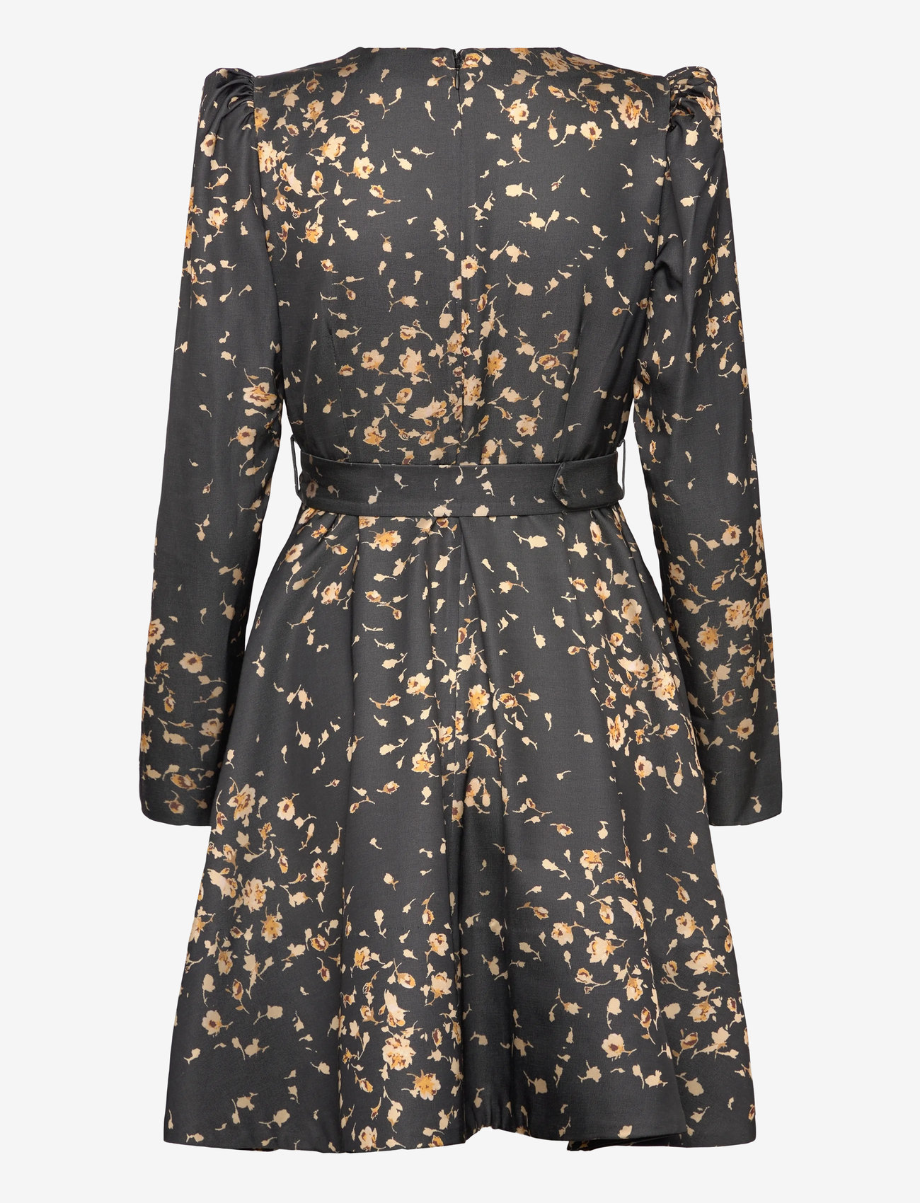 by Ti Mo - Tailored Satin Belt Dress - partykleider - 530 - black rose - 2