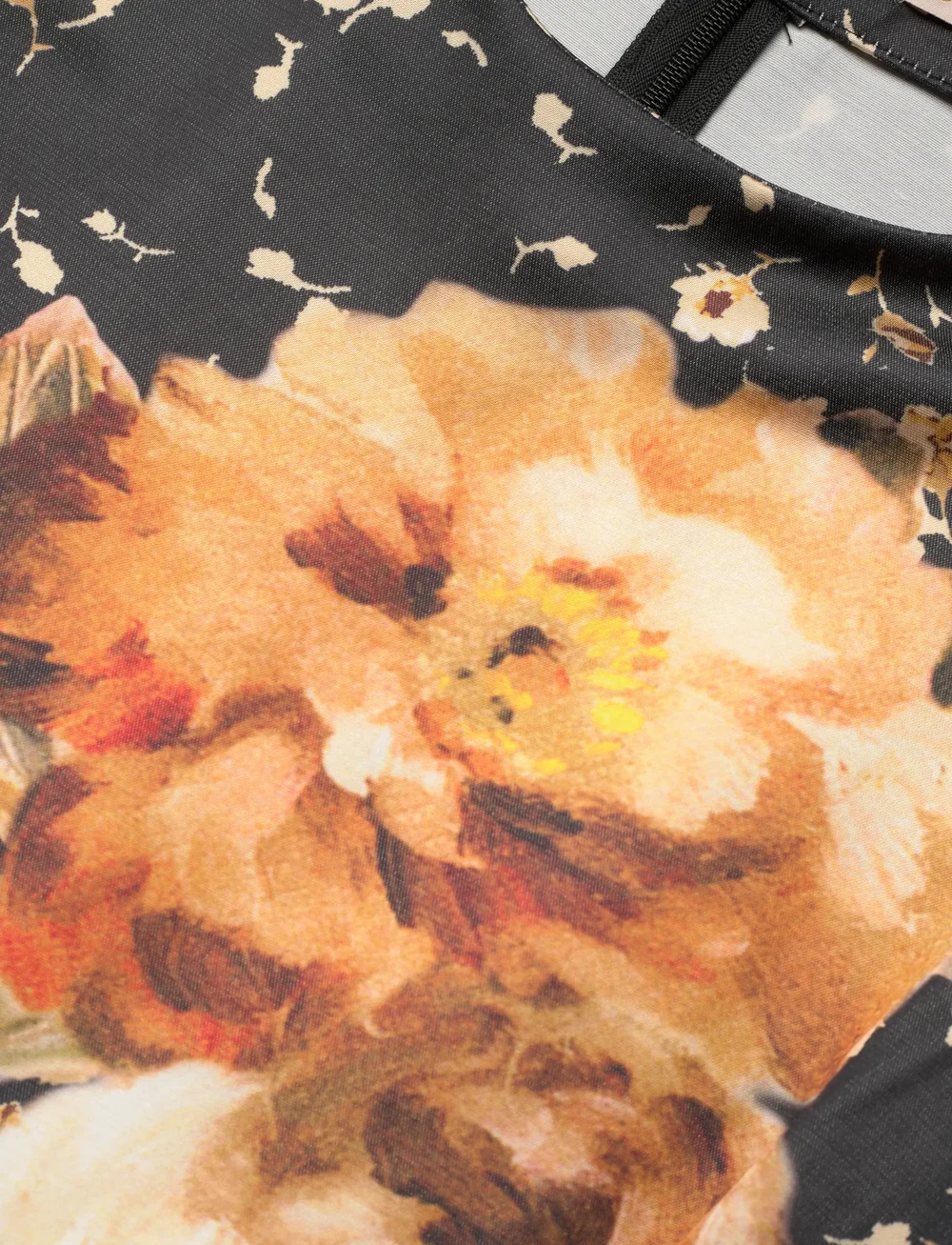 by Ti Mo - Tailored Satin Belt Dress - festklänningar - 530 - black rose - 5