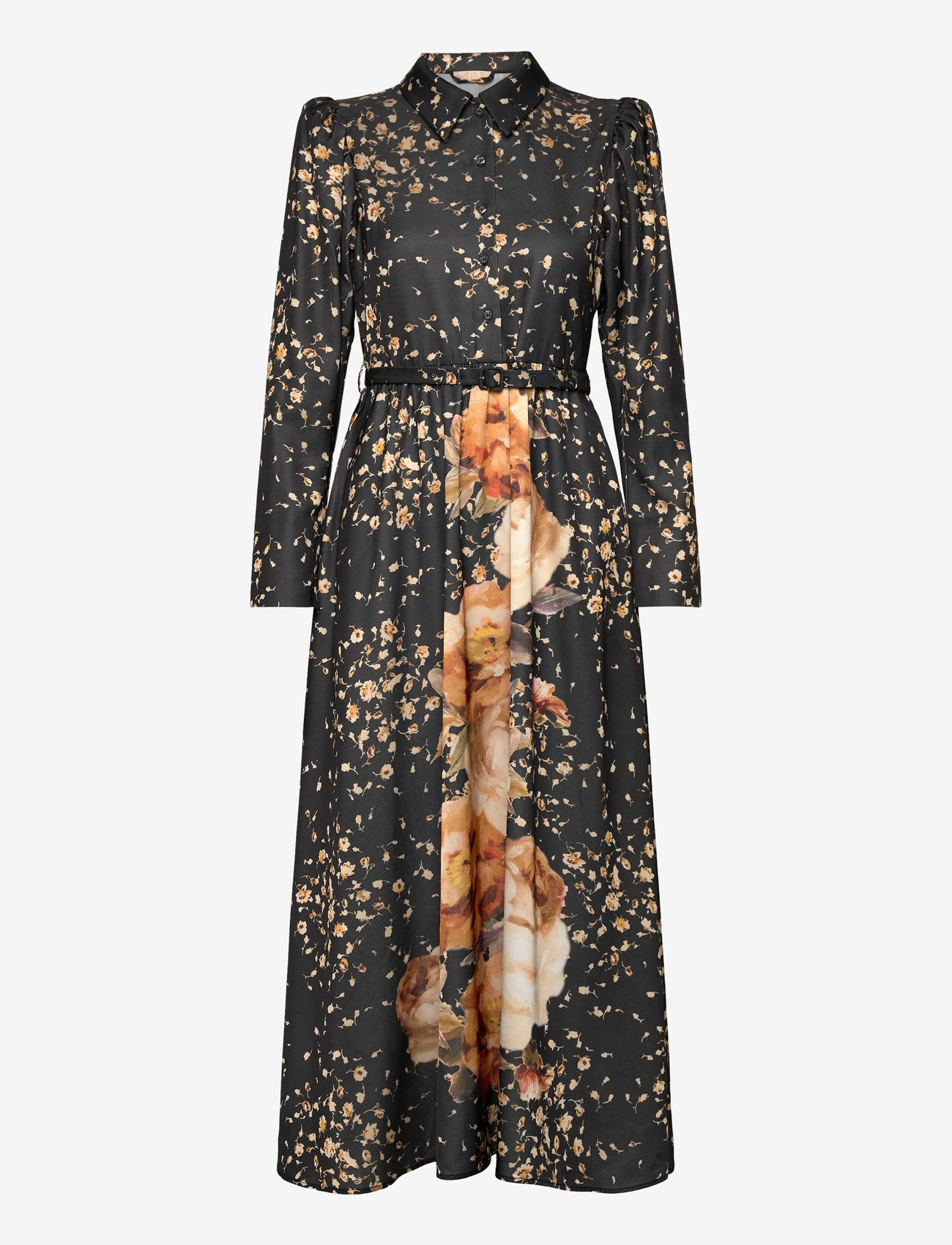 by Ti Mo - Tailored Satin Shirt Dress - hemdkleider - 530 - black rose - 1