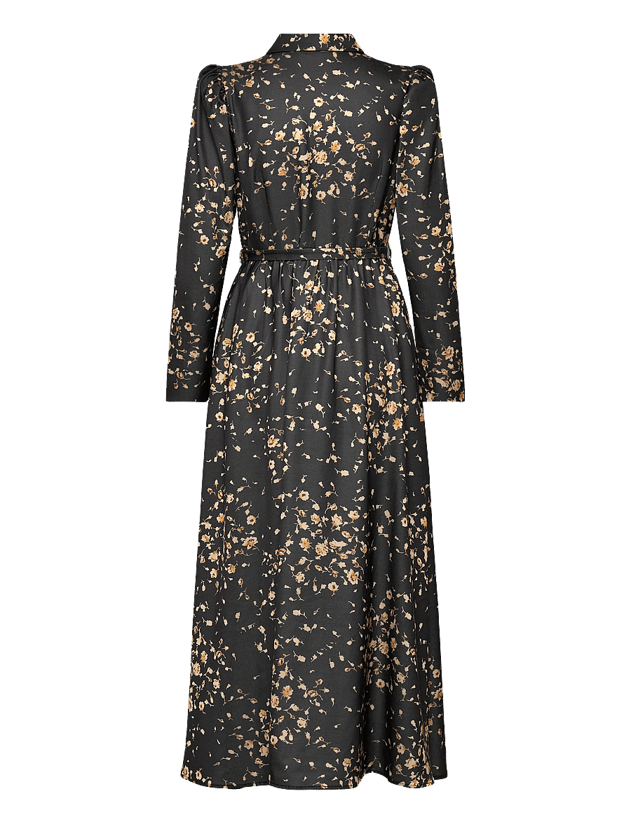 by Ti Mo - Tailored Satin Shirt Dress - hemdkleider - 530 - black rose - 2