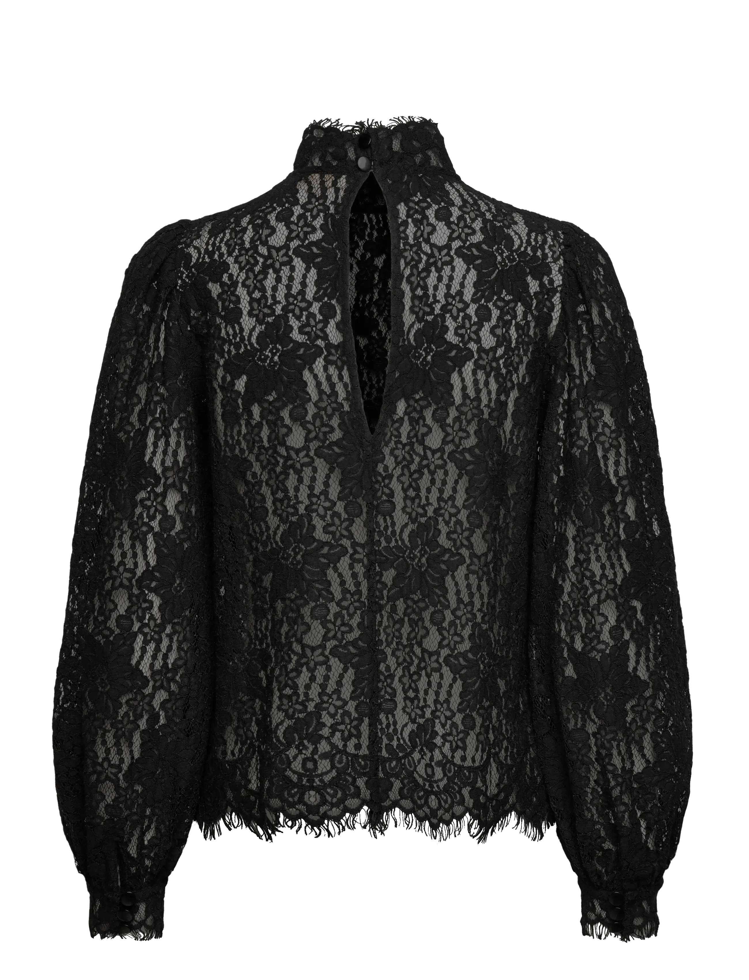by Ti Mo - Lace Blouse - blouses à manches longues - 099 - black - 1