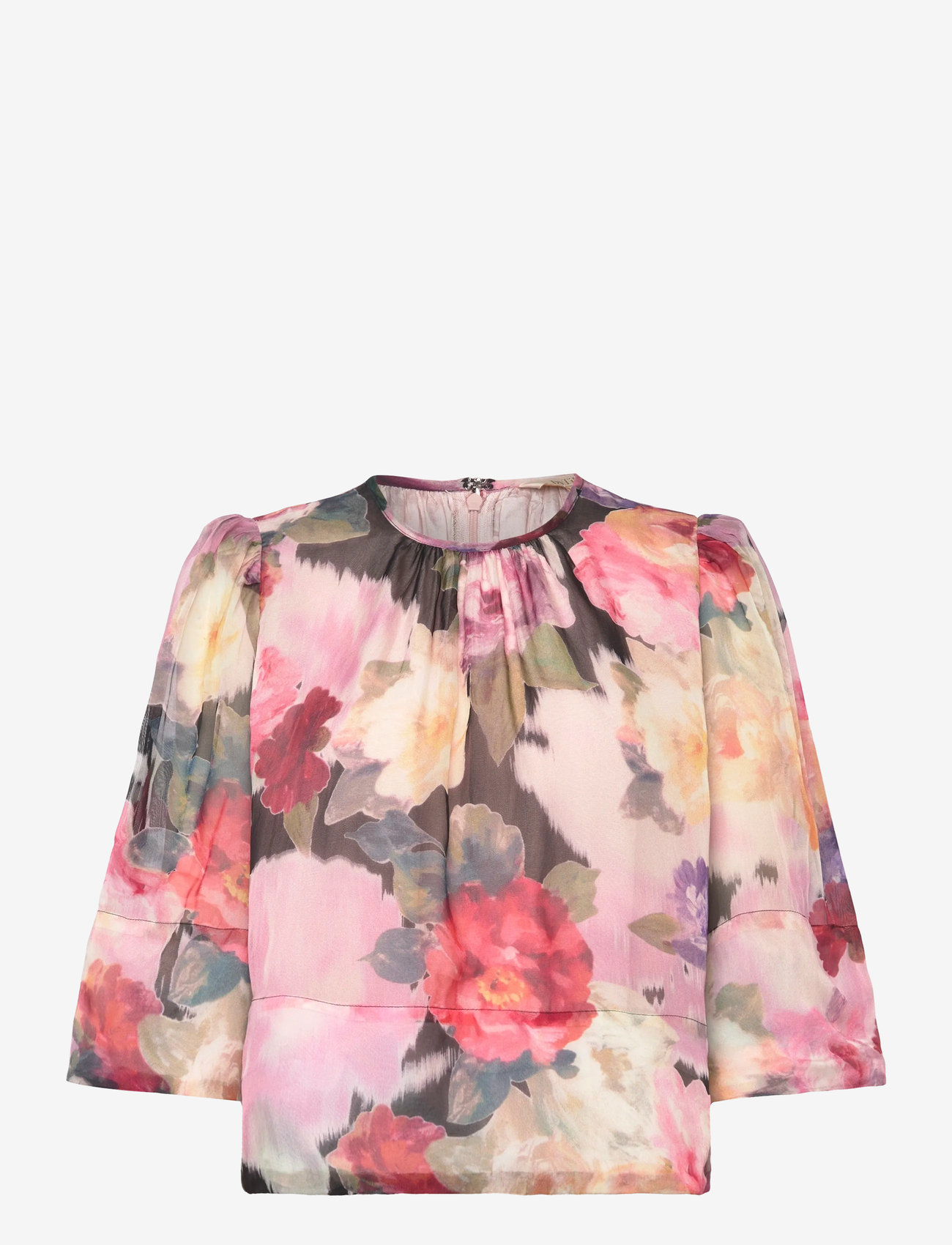 by Ti Mo - Organza Top - kortærmede bluser - 533 - winter breeze - 0