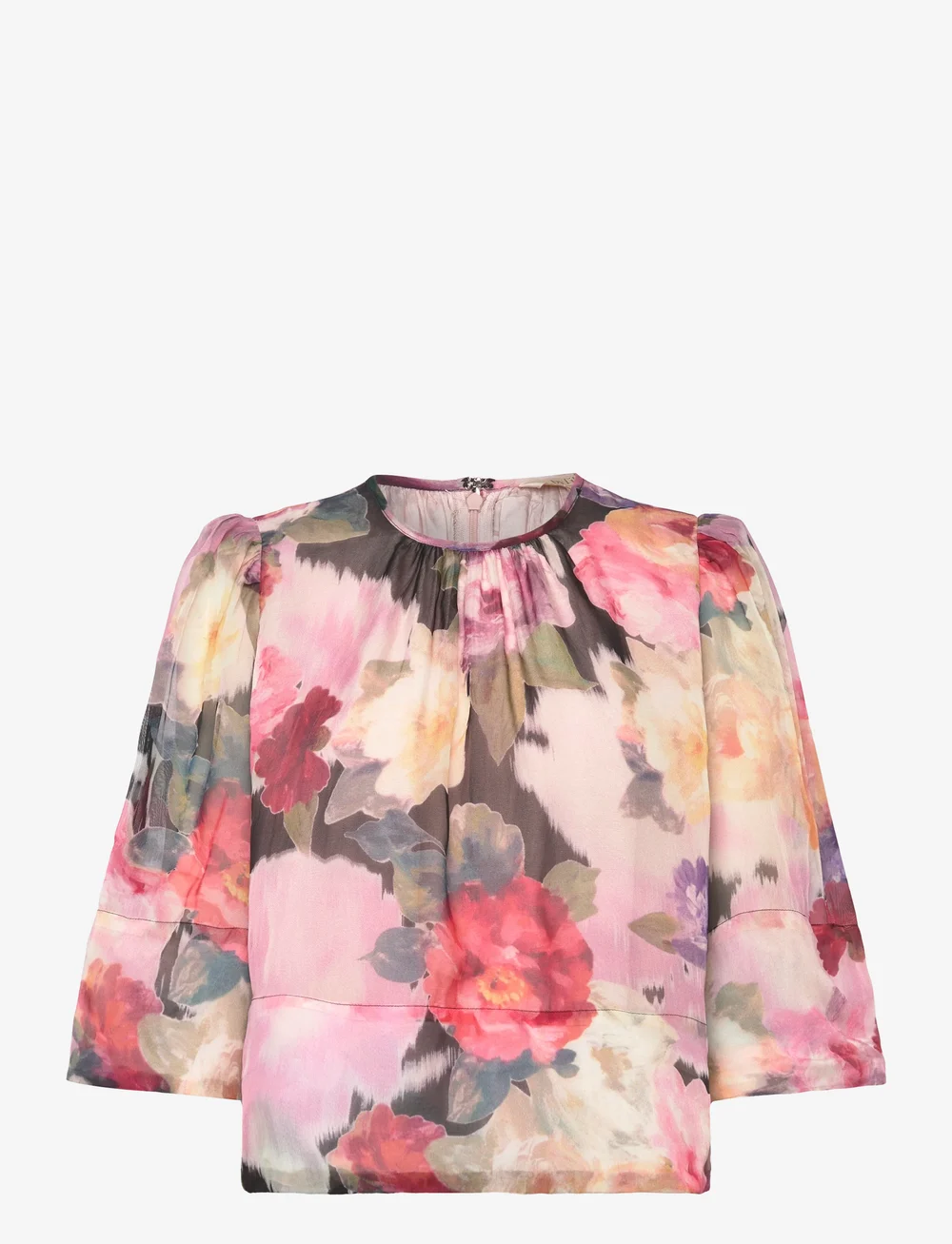 by Ti Mo - Organza Top - kurzämlige blusen - 533 - winter breeze - 0