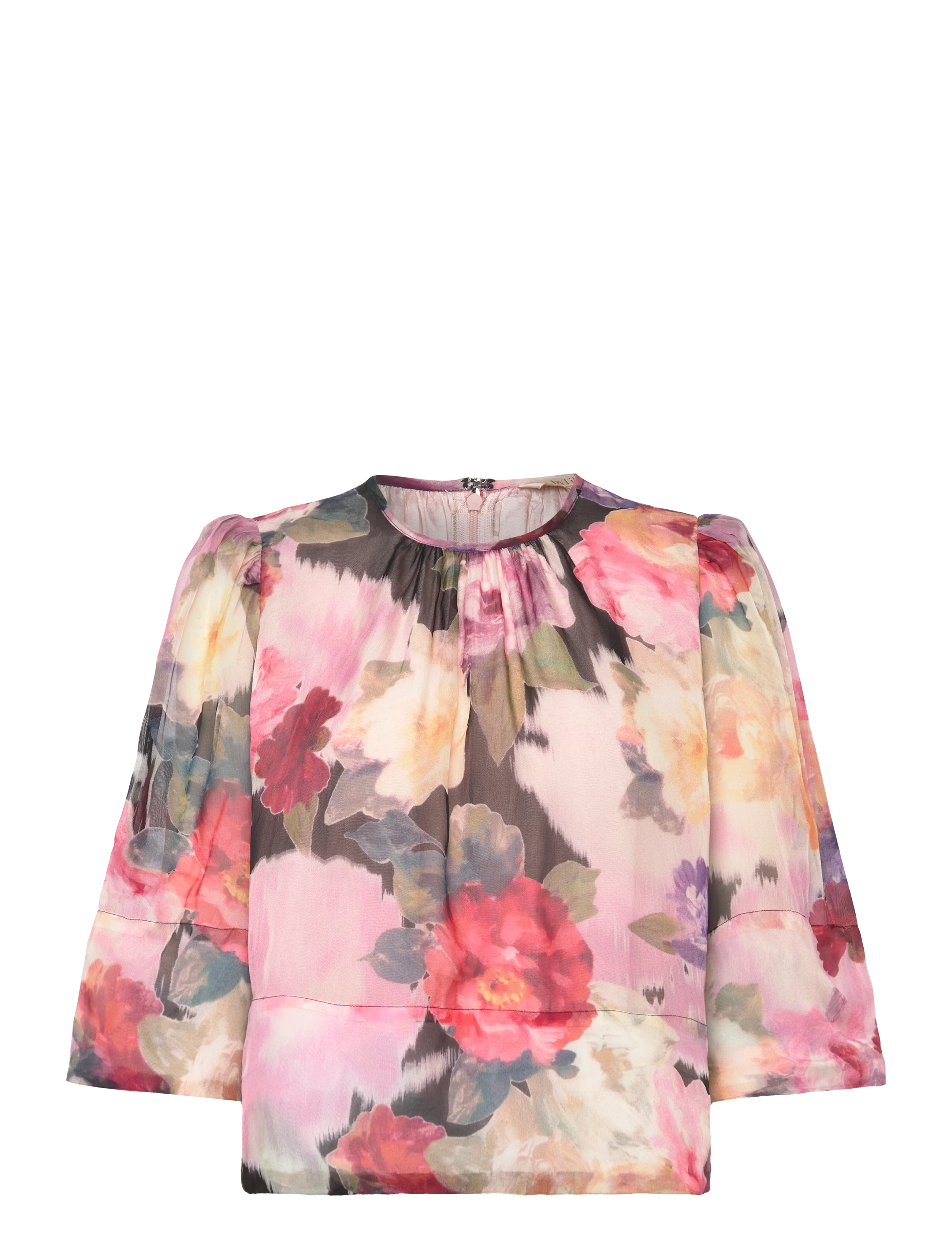 by Ti Mo Organza Top - Bluser - 533 - WINTER BREEZE / multi