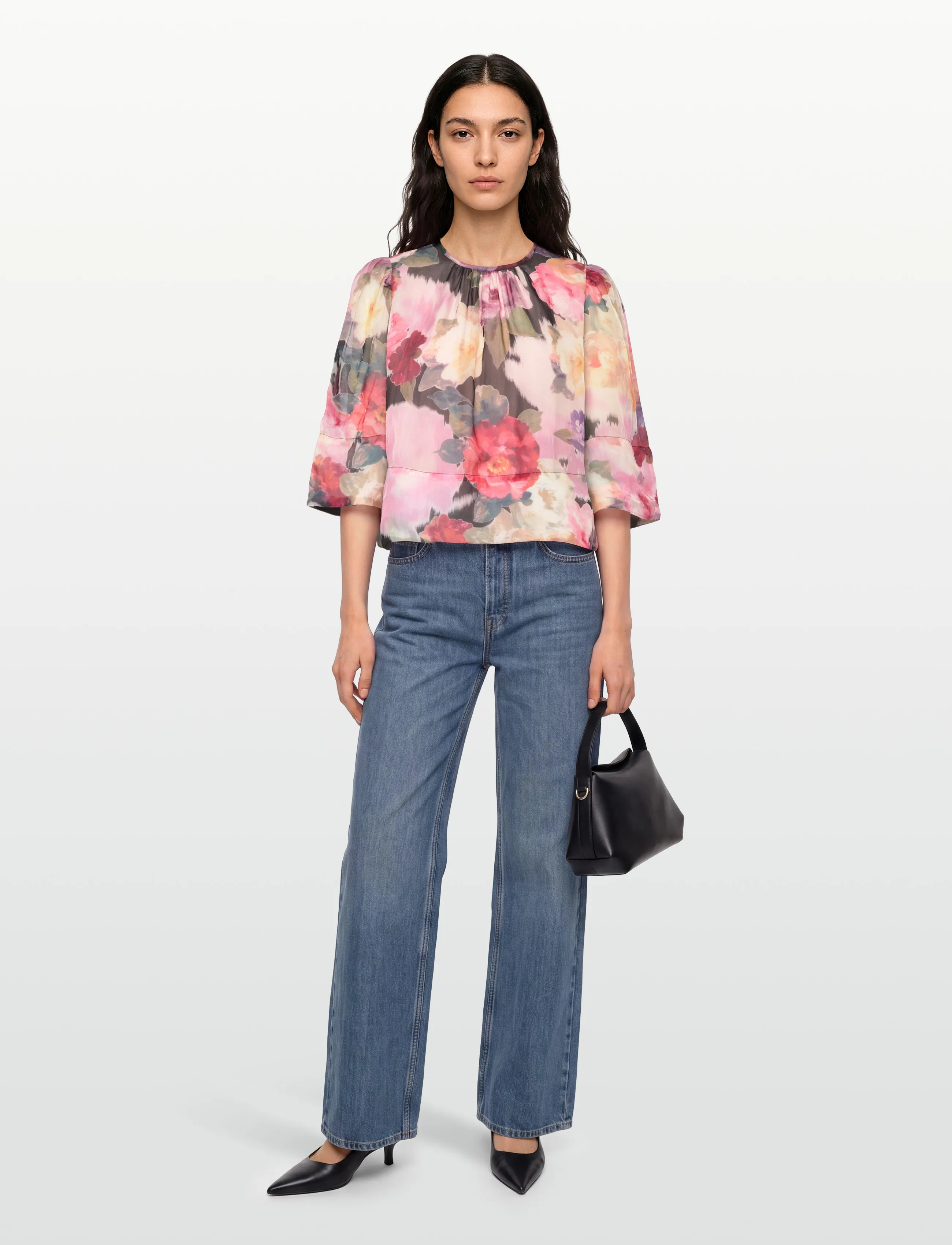 by Ti Mo - Organza Top - lühikeste varrukatega pluusid - 533 - winter breeze - 0