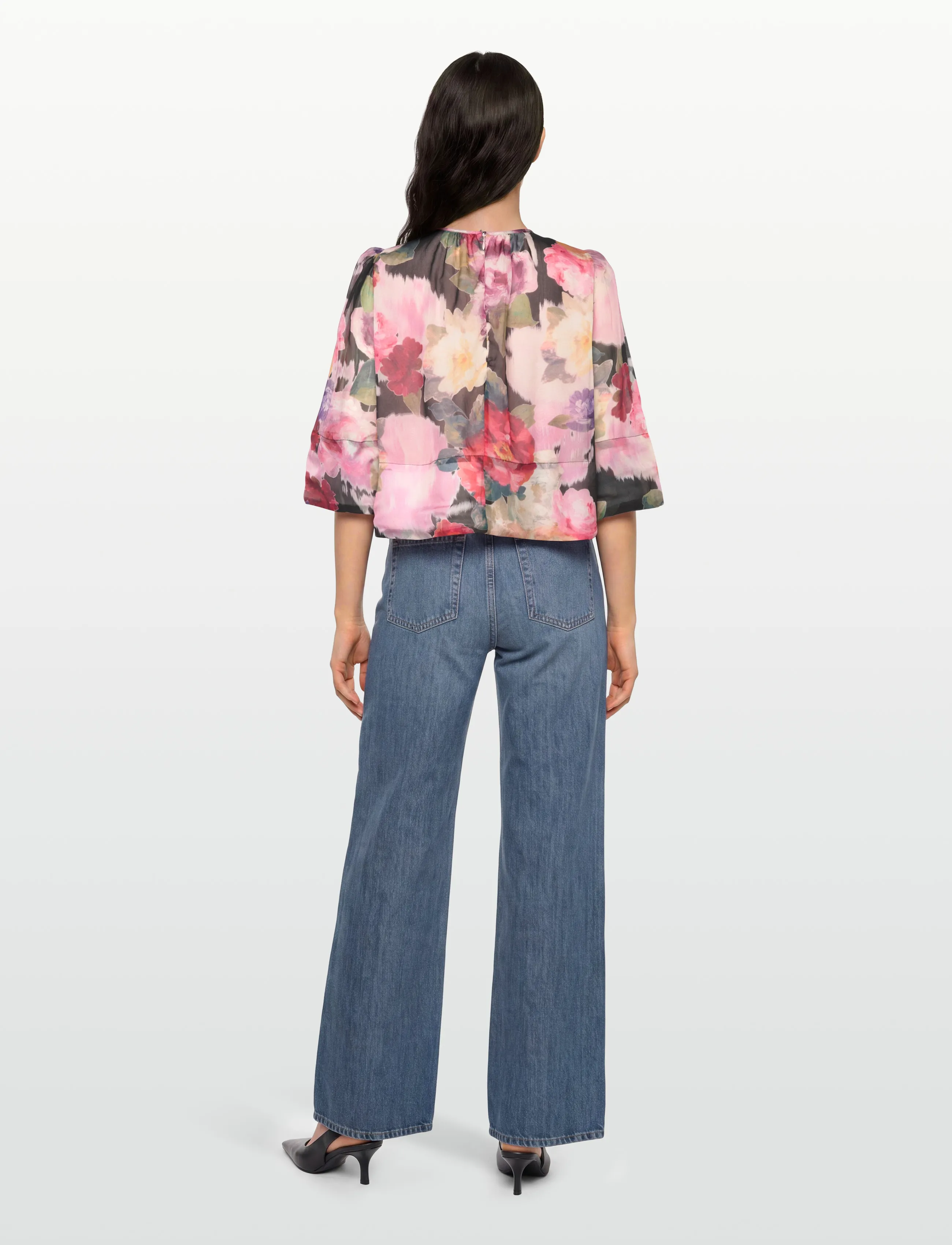 by Ti Mo - Organza Top - lühikeste varrukatega pluusid - 533 - winter breeze - 4