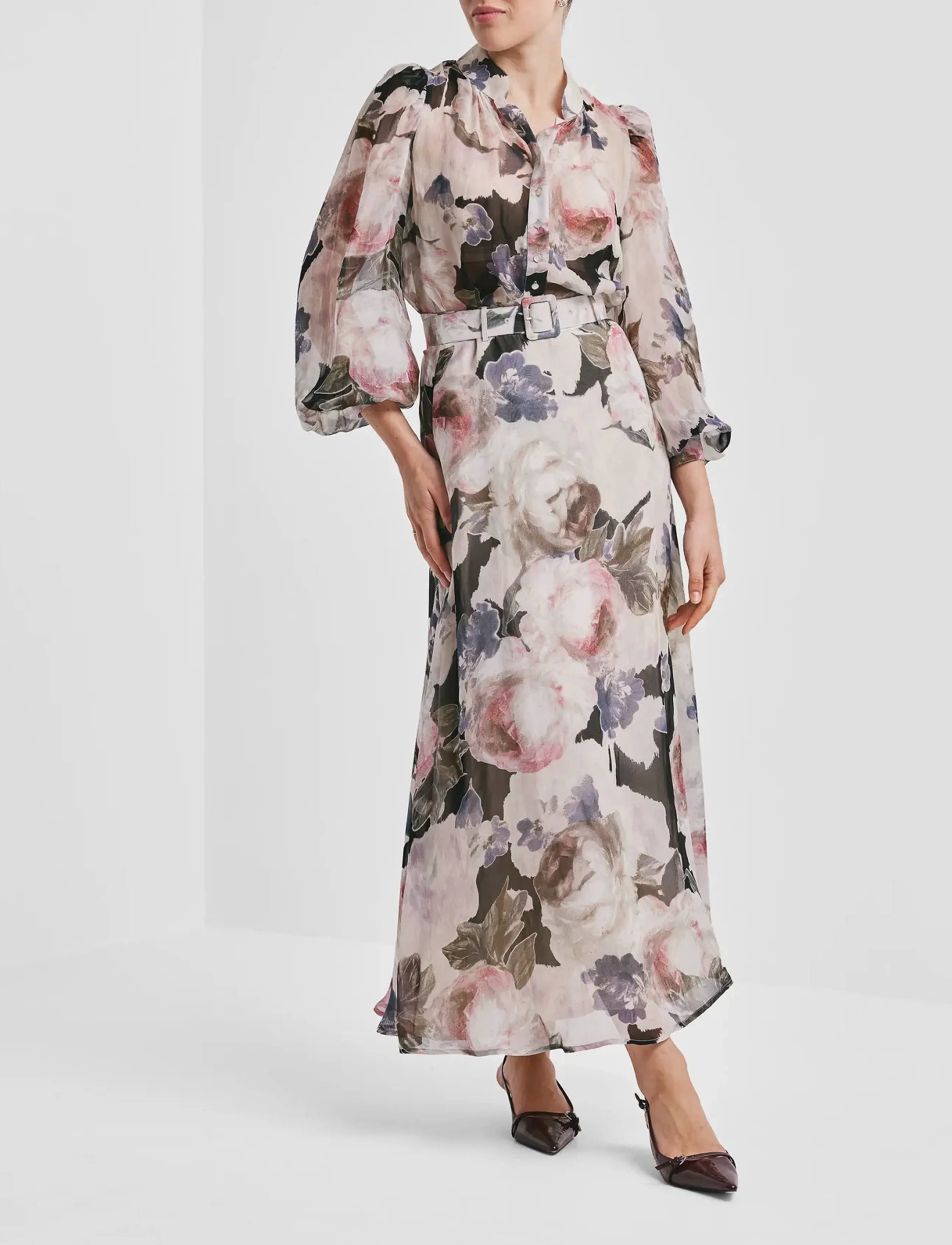 by Ti Mo - Organza Blouse - langärmlige blusen - 532 - fluid - 3