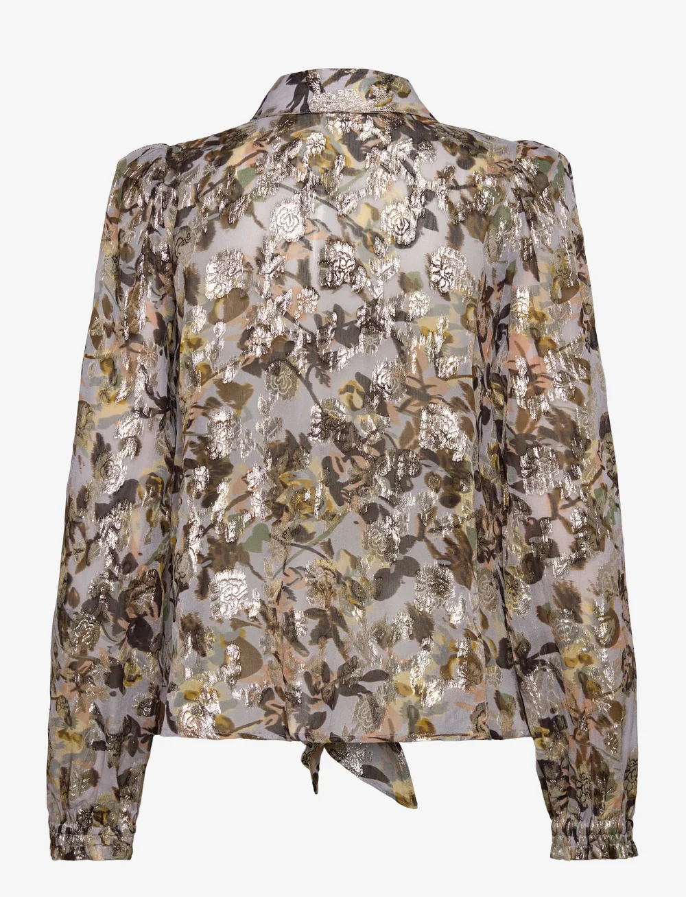 by Ti Mo - Georgette Blouse - blūzes ar garām piedurknēm - 415 - october field - 1