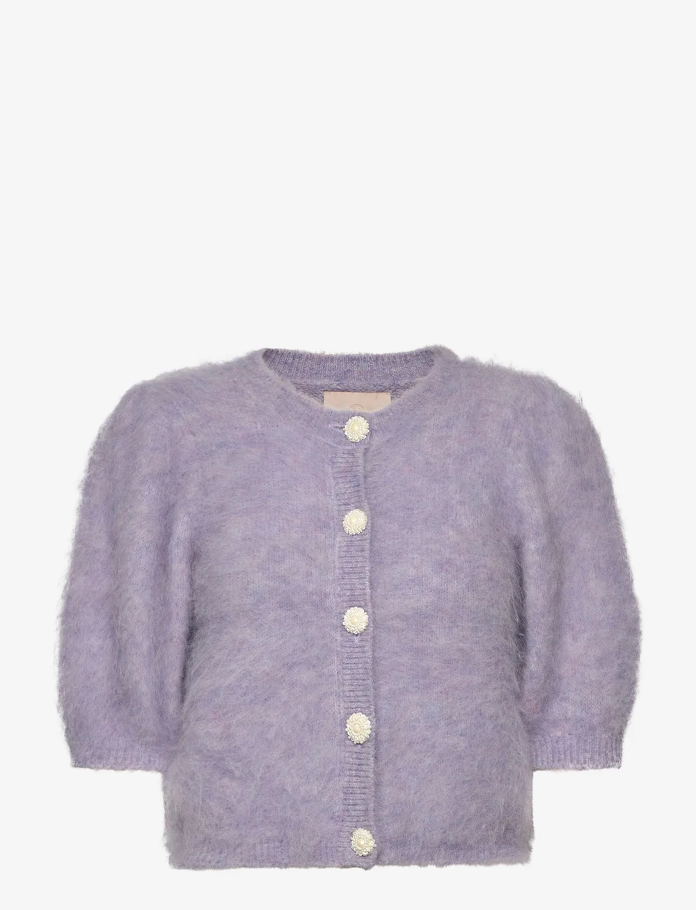 by Ti Mo - Hairy Knit Puffed Jacket - cardigans - 056 - lilac - 1