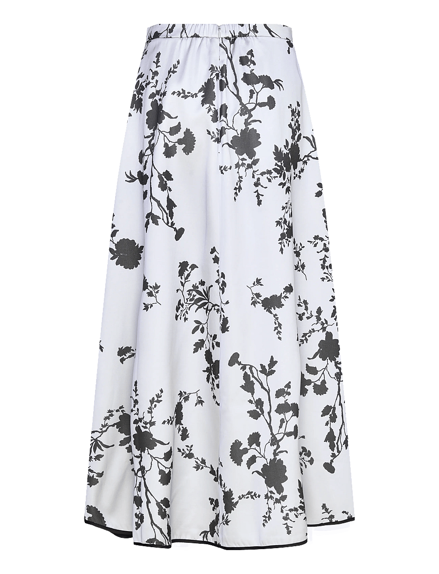by Ti Mo - Tailored Satin Skirt - satinkjolar - 494 - blue meadow - 2