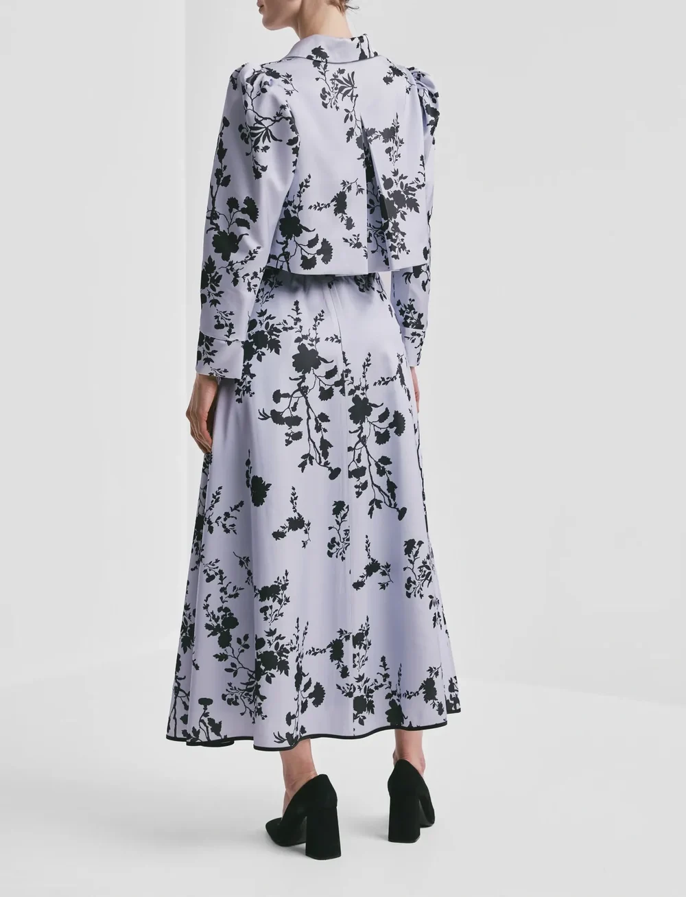 by Ti Mo - Tailored Satin Skirt - satinkjolar - 494 - blue meadow - 5