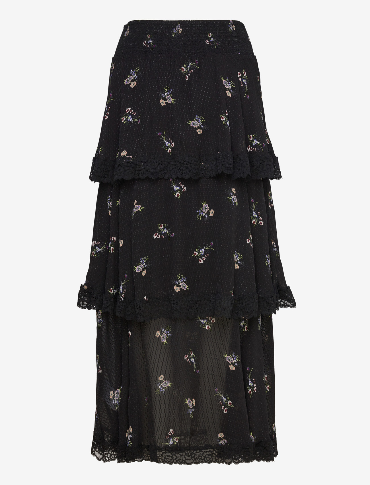 by Ti Mo - Georgette Skirt - maxi nederdele - 499 - flower field - 2