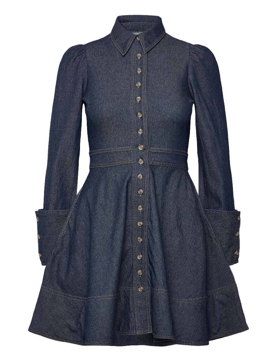 by Ti Mo - Denim Mini Dress - 095 - dark blue - 1