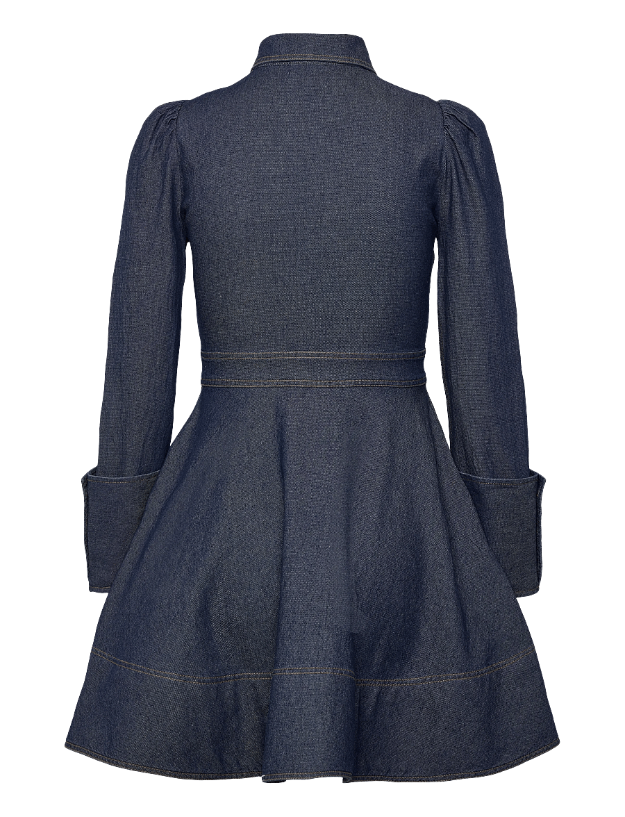 by Ti Mo - Denim Mini Dress - 095 - dark blue - 2