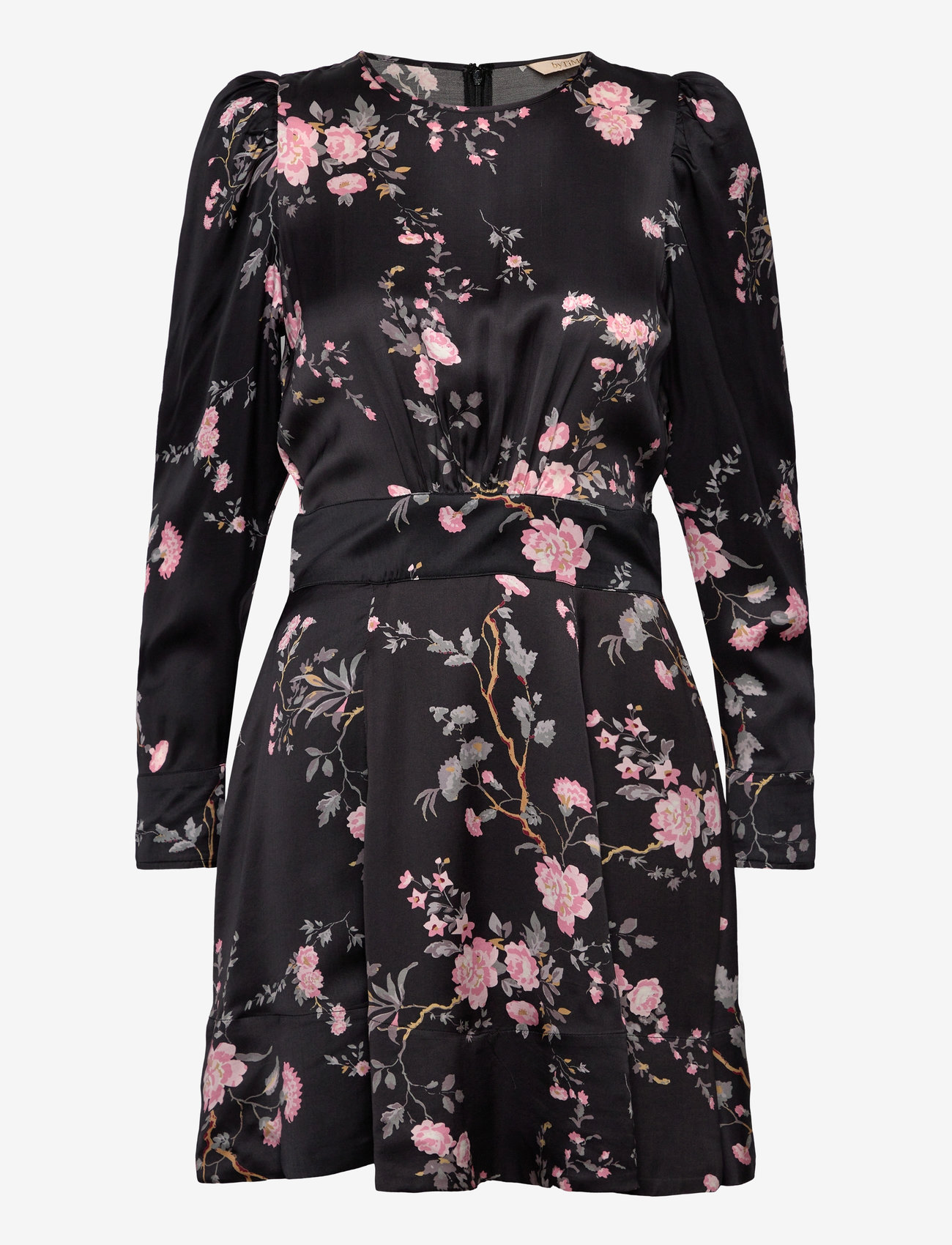 by Ti Mo - Satin Mini Dress - festklänningar - 476 - midnight garden - 0