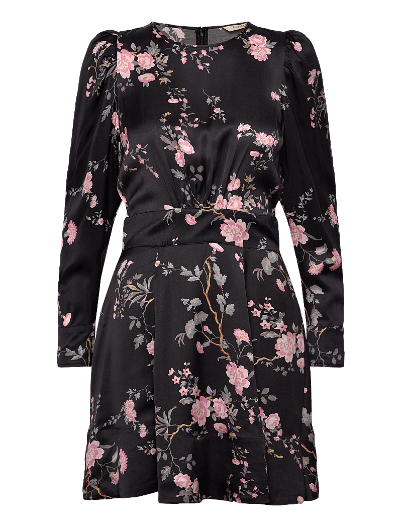 by Ti Mo - Satin Mini Dress - festklänningar - 476 - midnight garden - 0